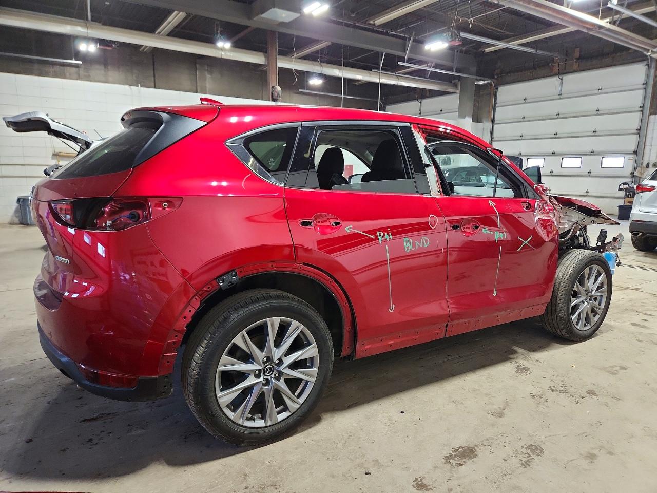 2020 Mazda Cx-5 Grand Touring Красный vin: JM3KFBDM3L0844271