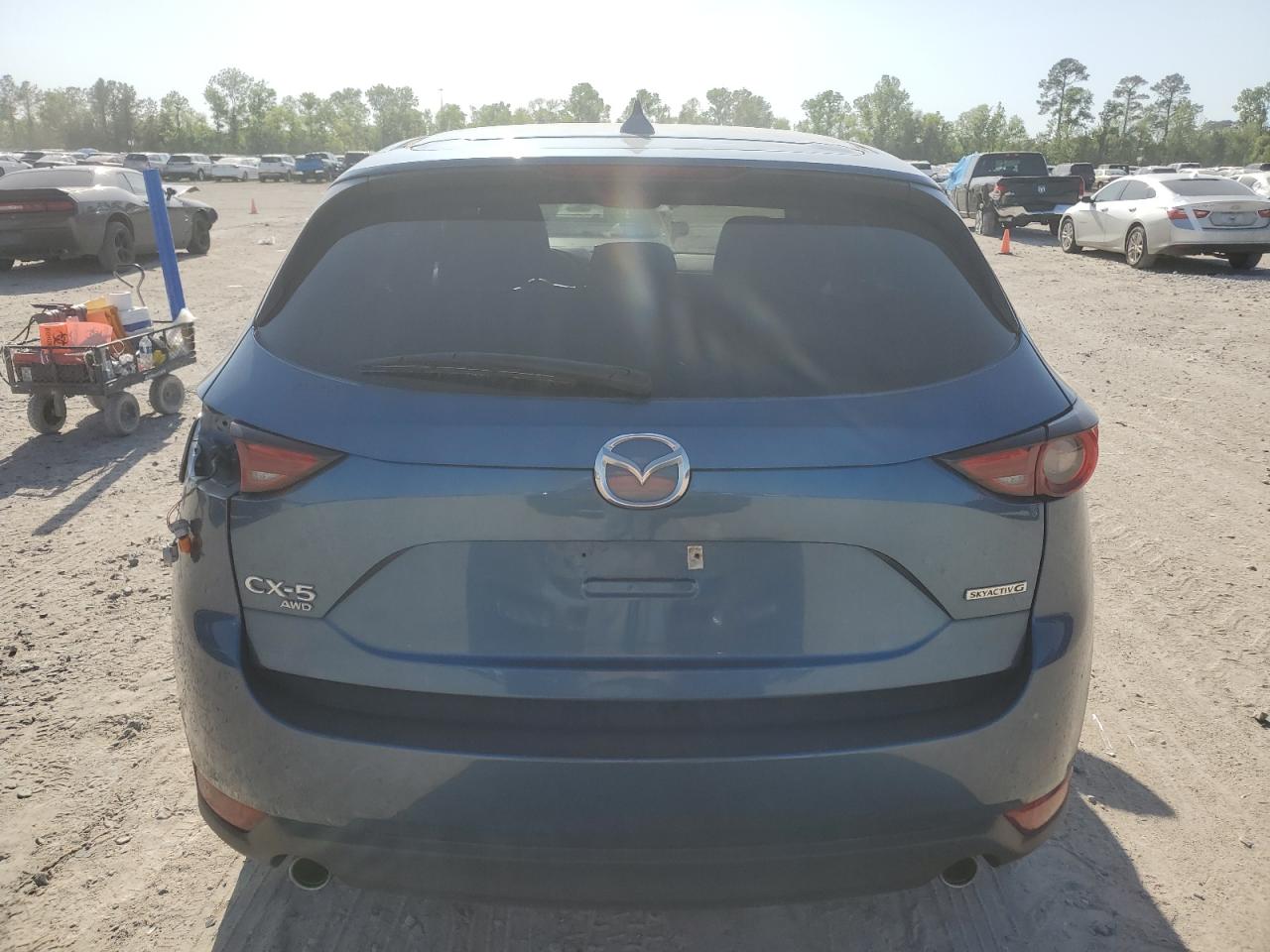 2021 Mazda Cx-5 Grand Touring   Blue vin: JM3KFBDM3M0380058