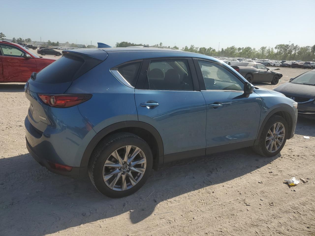 2021 Mazda Cx-5 Grand Touring   Blue vin: JM3KFBDM3M0380058