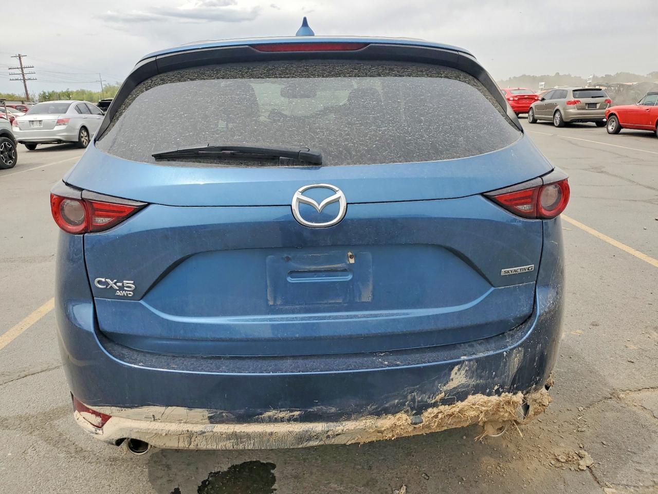 2021 Mazda Cx-5 Grand Touring Blue vin: JM3KFBDM3M0380058