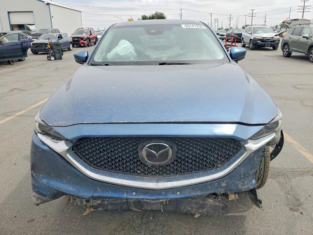 2021 Mazda Cx-5 Grand Touring Blue vin: JM3KFBDM3M0380058