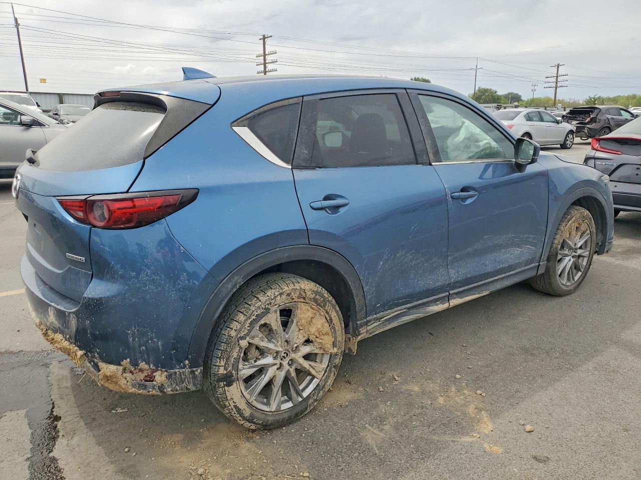 2021 Mazda Cx-5 Grand Touring Blue vin: JM3KFBDM3M0380058