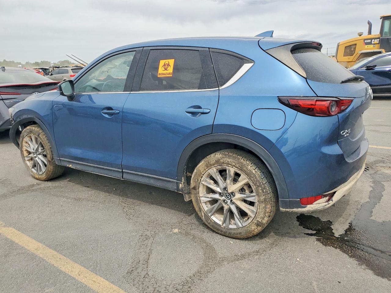 2021 Mazda Cx-5 Grand Touring Blue vin: JM3KFBDM3M0380058