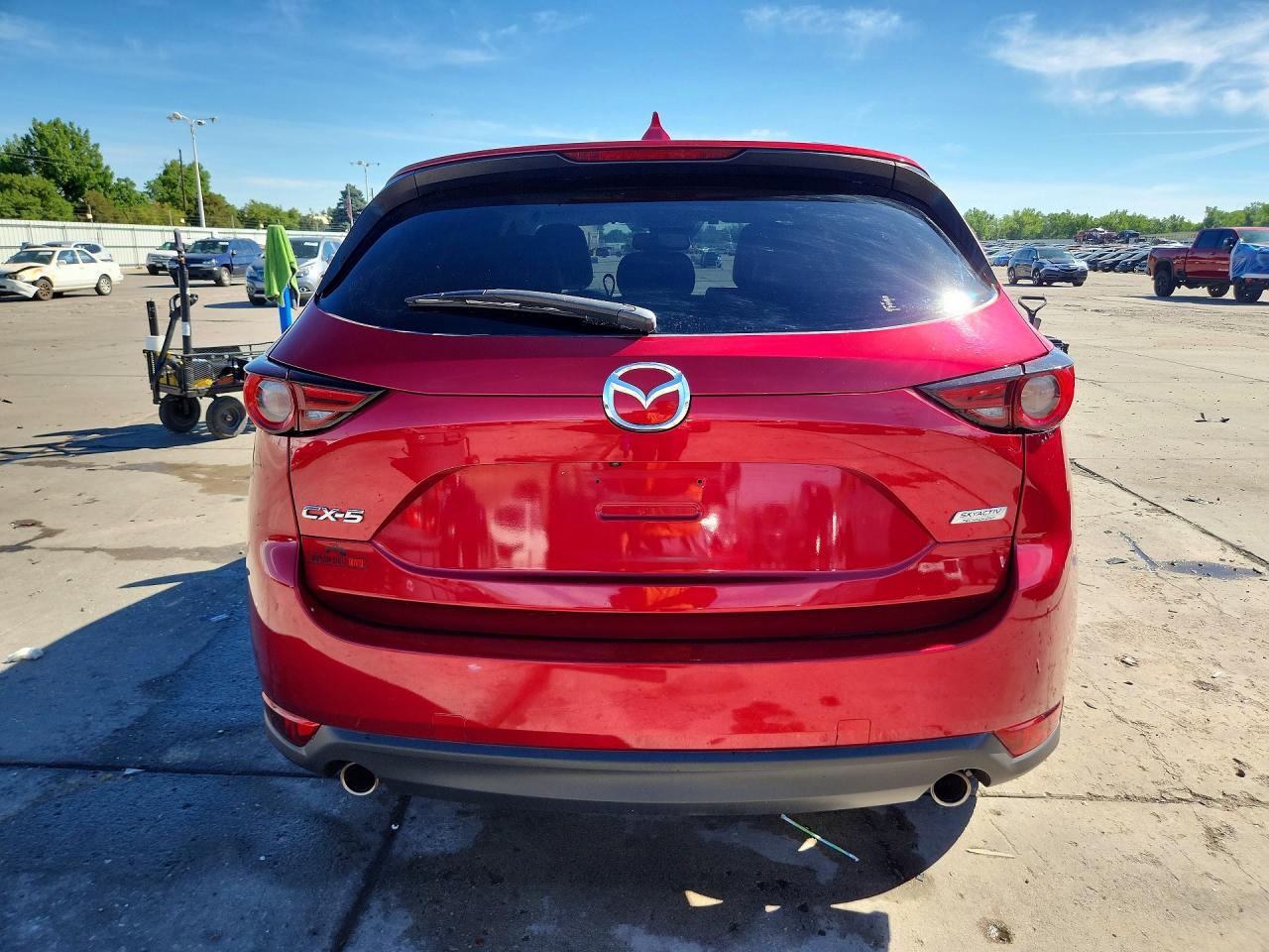 2020 Mazda Cx-5 Grand Touring Red vin: JM3KFBDM4L0741876