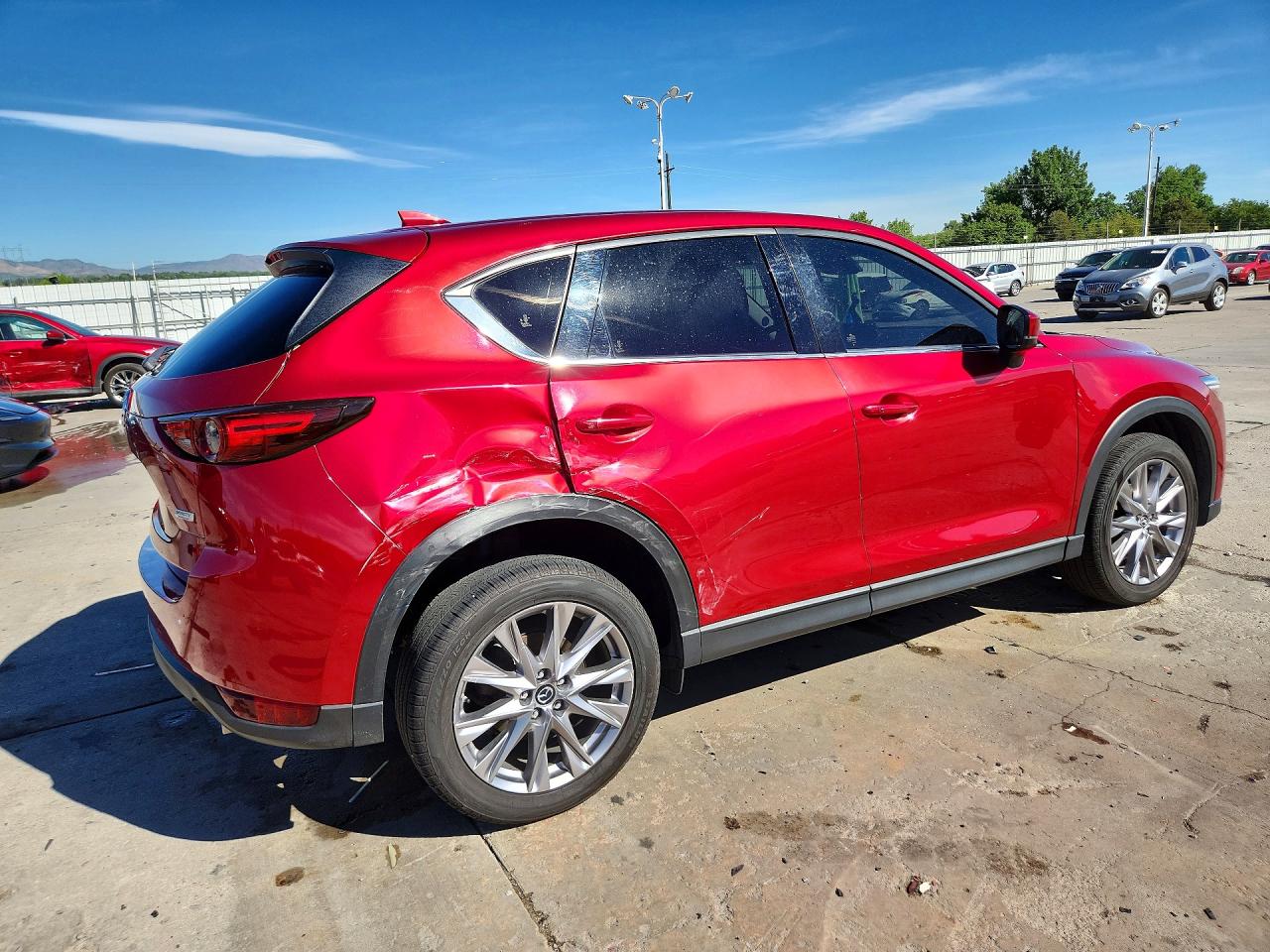 2020 Mazda Cx-5 Grand Touring Red vin: JM3KFBDM4L0741876