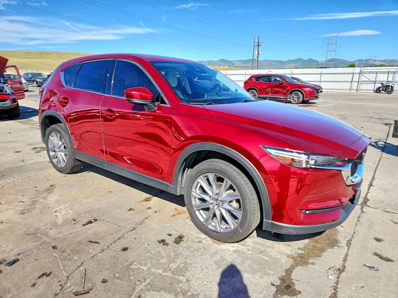 2020 Mazda Cx-5 Grand Touring Red vin: JM3KFBDM4L0741876