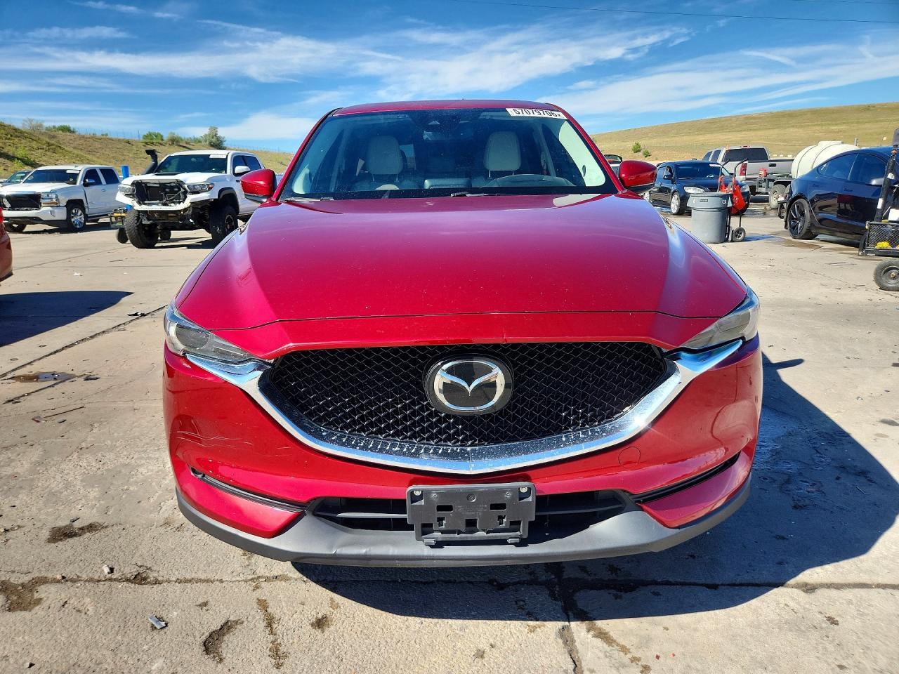 2020 Mazda Cx-5 Grand Touring Red vin: JM3KFBDM4L0741876