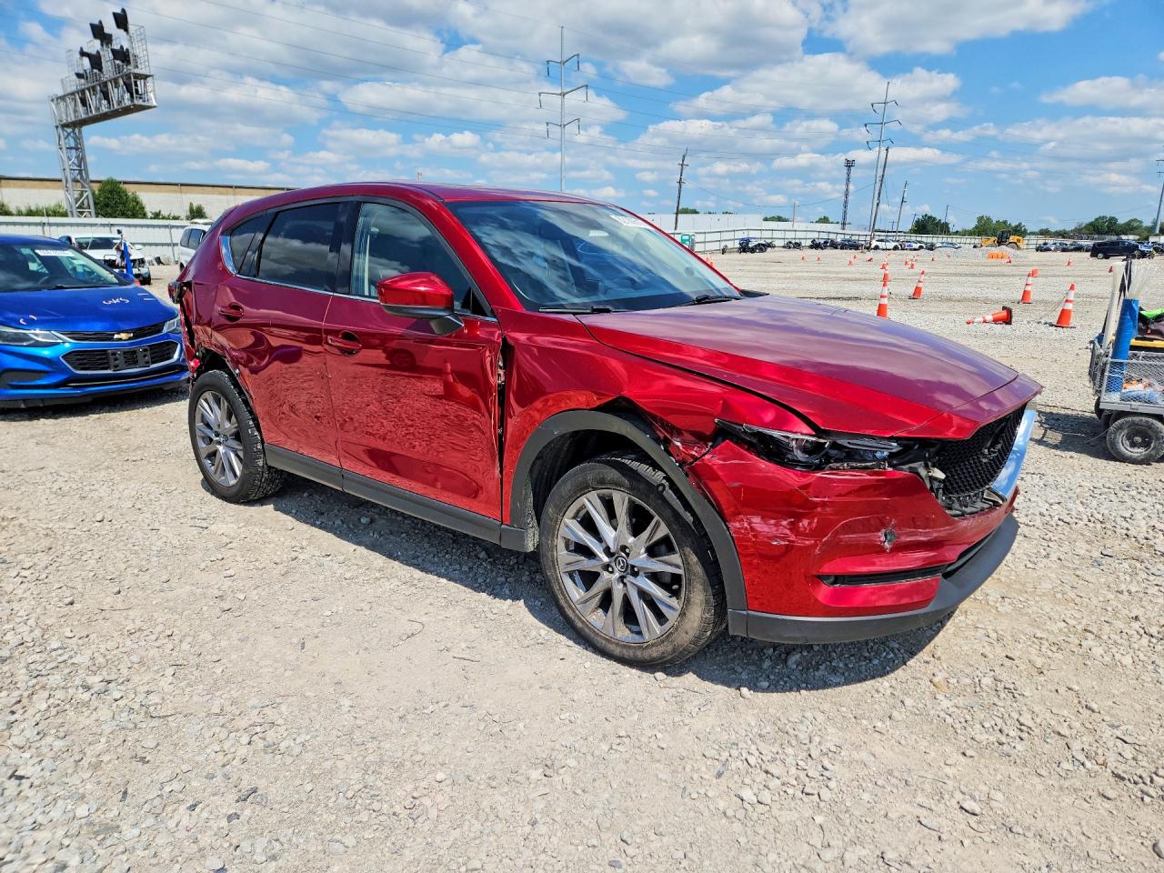 2020 Mazda Cx-5 Grand Touring Red vin: JM3KFBDM4L0857501