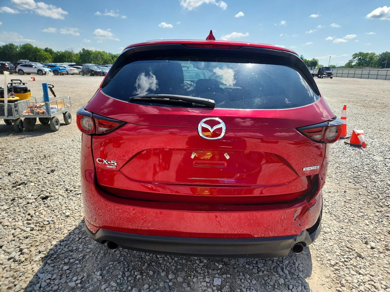 2020 Mazda Cx-5 Grand Touring Red vin: JM3KFBDM4L0857501