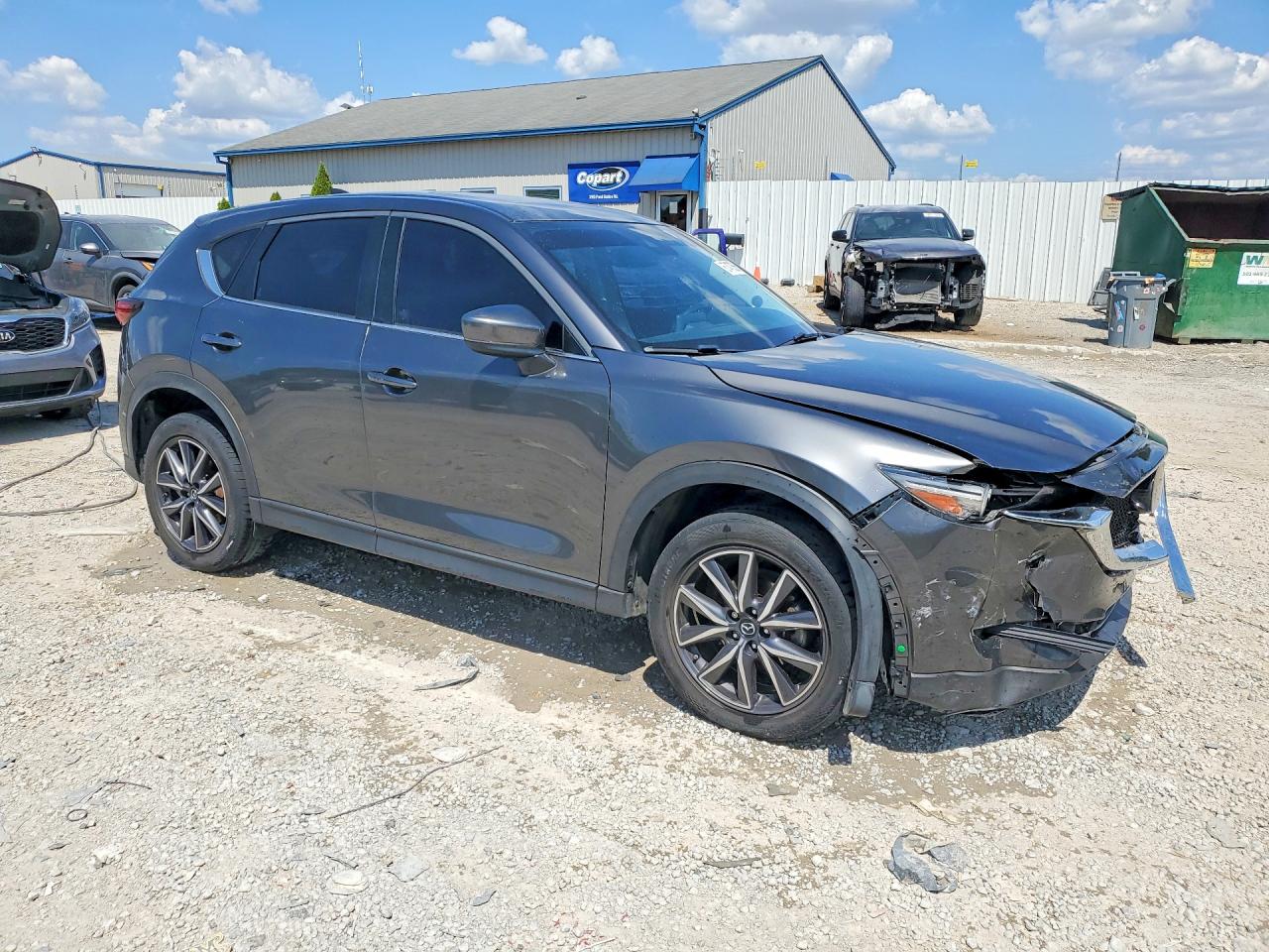 2018 Mazda Cx-5 Grand Touring Серый vin: JM3KFBDM5J0366965