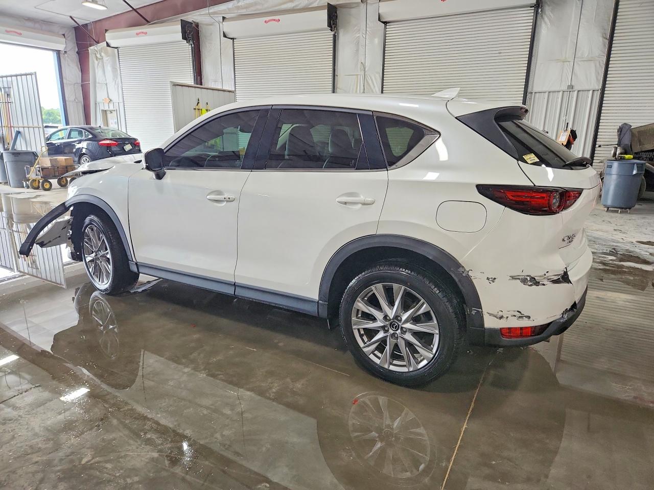 2021 Mazda Cx-5 Grand Touring White vin: JM3KFBDM5M0383513