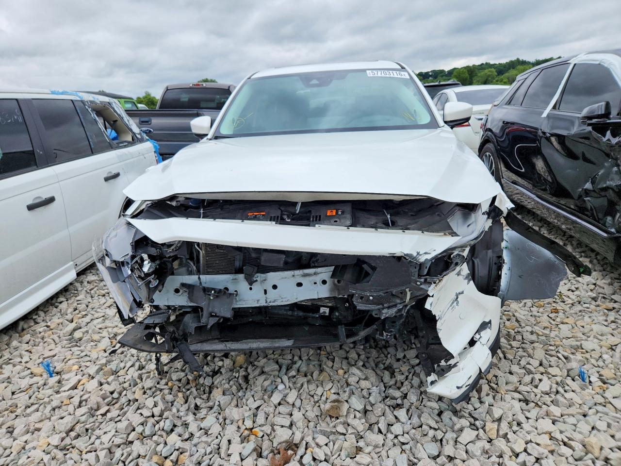 2021 Mazda Cx-5 Grand Touring White vin: JM3KFBDM5M0383513