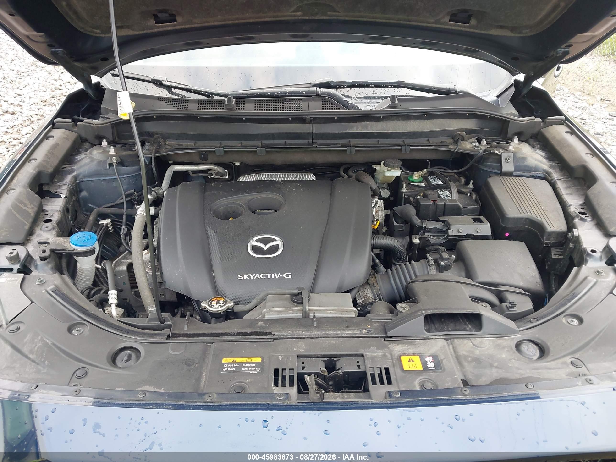 2021 Mazda Cx-5 Grand Touring Blue vin: JM3KFBDM5M1409859