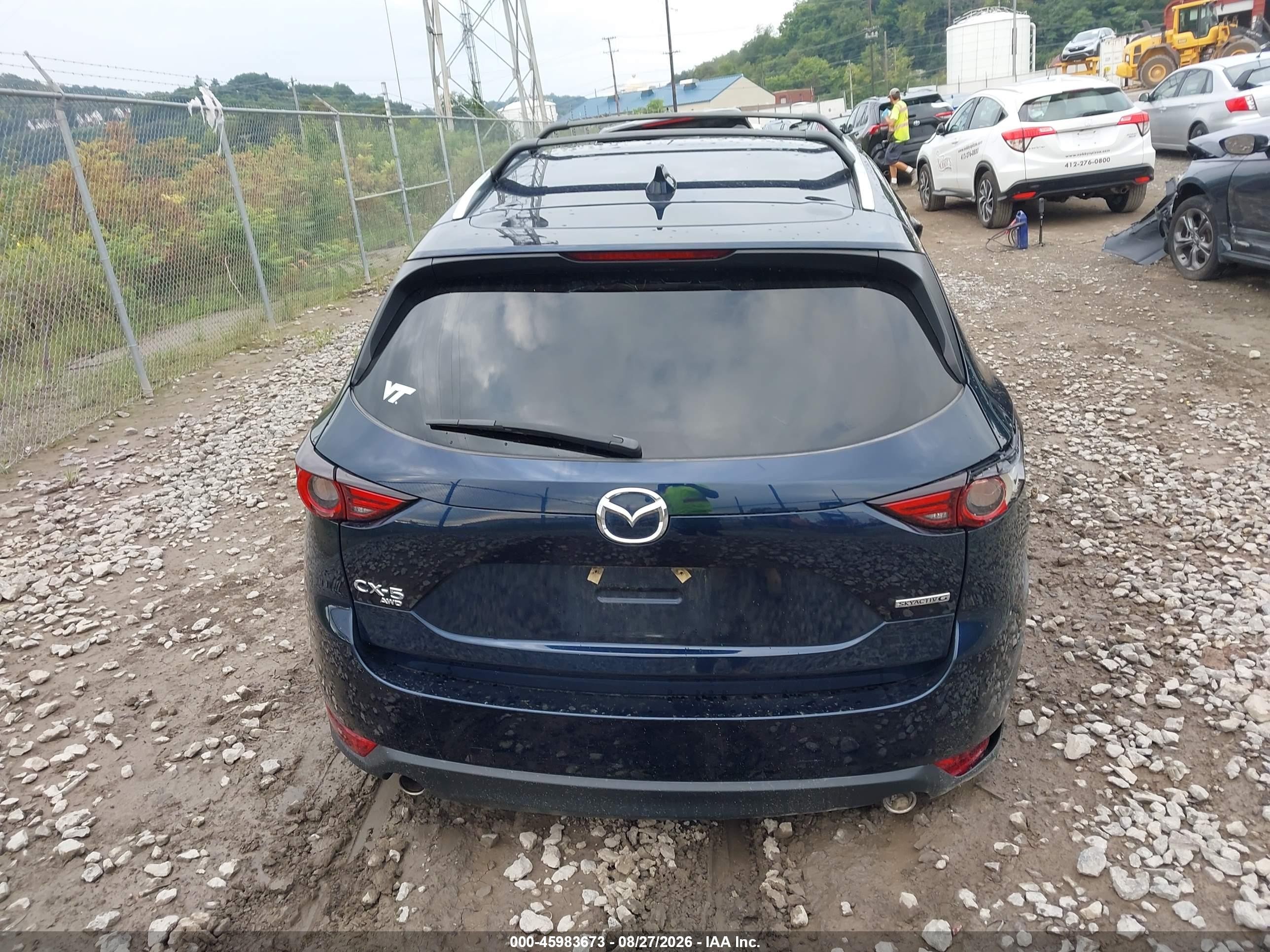 2021 Mazda Cx-5 Grand Touring Blue vin: JM3KFBDM5M1409859