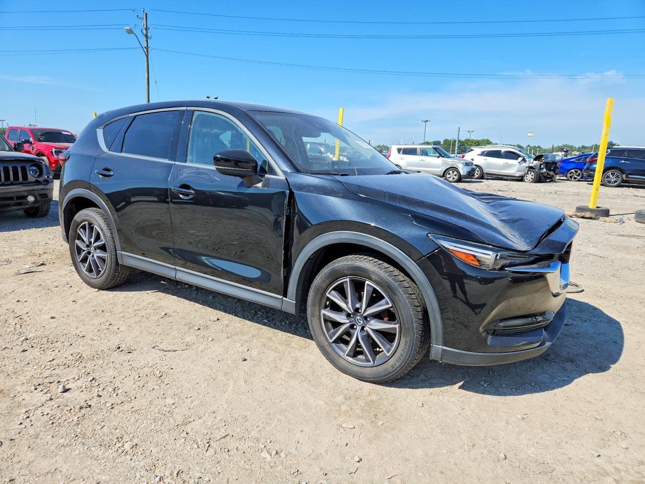 2018 Mazda Cx-5 Grand Touring Черный vin: JM3KFBDM6J0400749