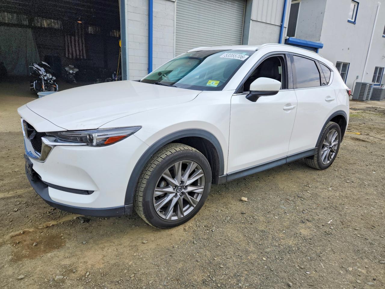 2021 Mazda Cx-5 Grand Touring White vin: JM3KFBDM6M1312959