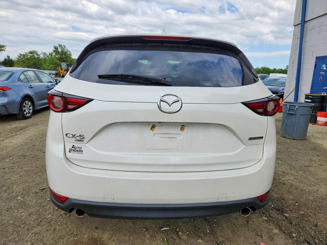 2021 Mazda Cx-5 Grand Touring White vin: JM3KFBDM6M1312959