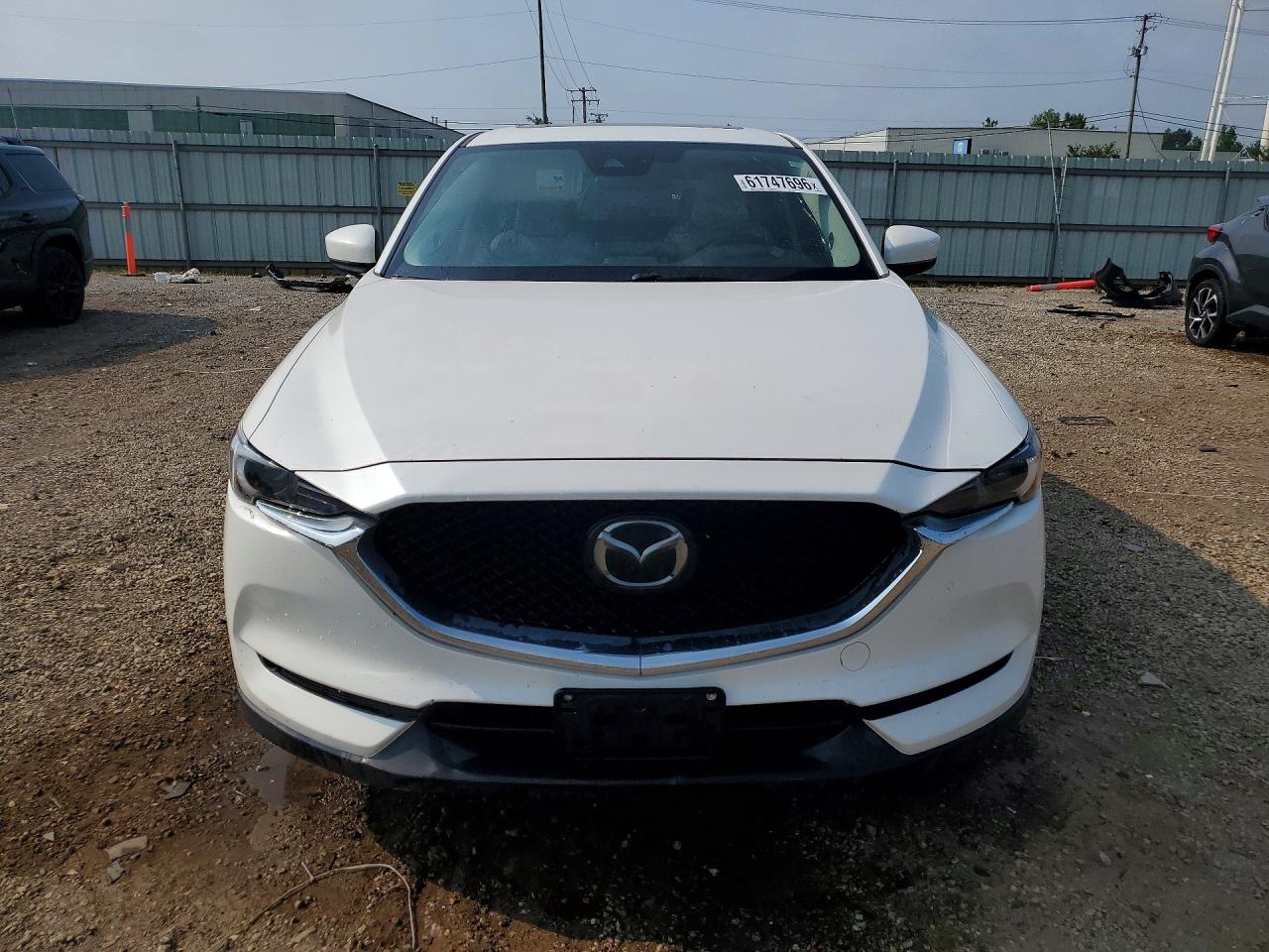 2021 Mazda Cx-5 Grand Touring White vin: JM3KFBDM6M1463543