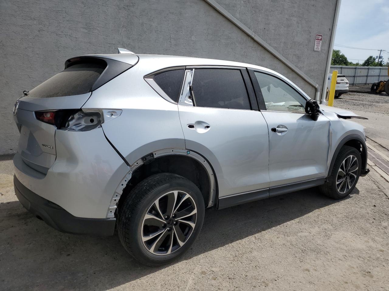 2023 Mazda Cx-5 Premium Silver vin: JM3KFBDM7P0203064 Damage: Right Tail Light, Missing, Replacement Required