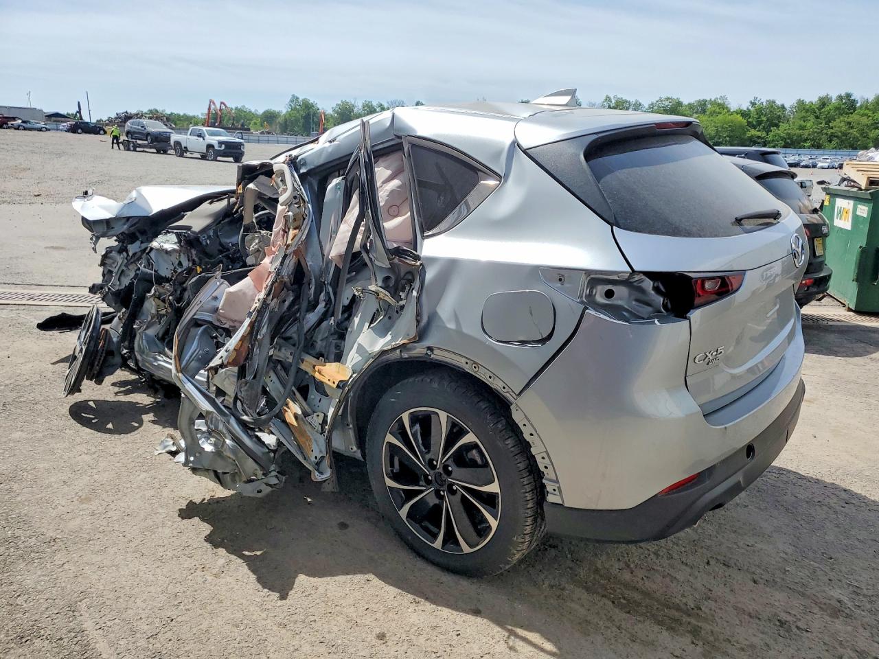 2023 Mazda Cx-5 Premium Silver vin: JM3KFBDM7P0203064