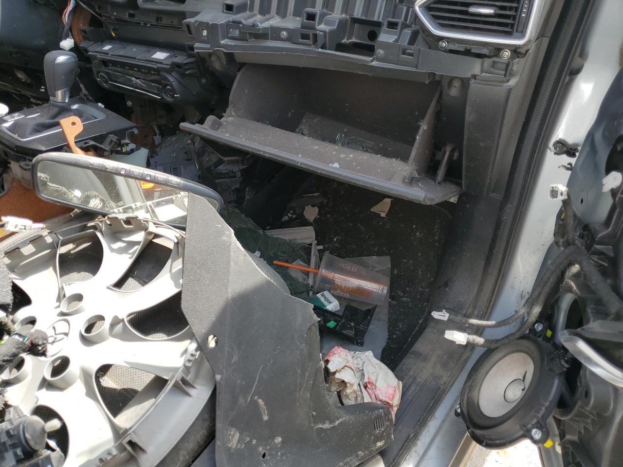 2023 Mazda Cx-5 Premium Silver vin: JM3KFBDM7P0203064 Damage: Right Front Carpet, Stained, Permanent