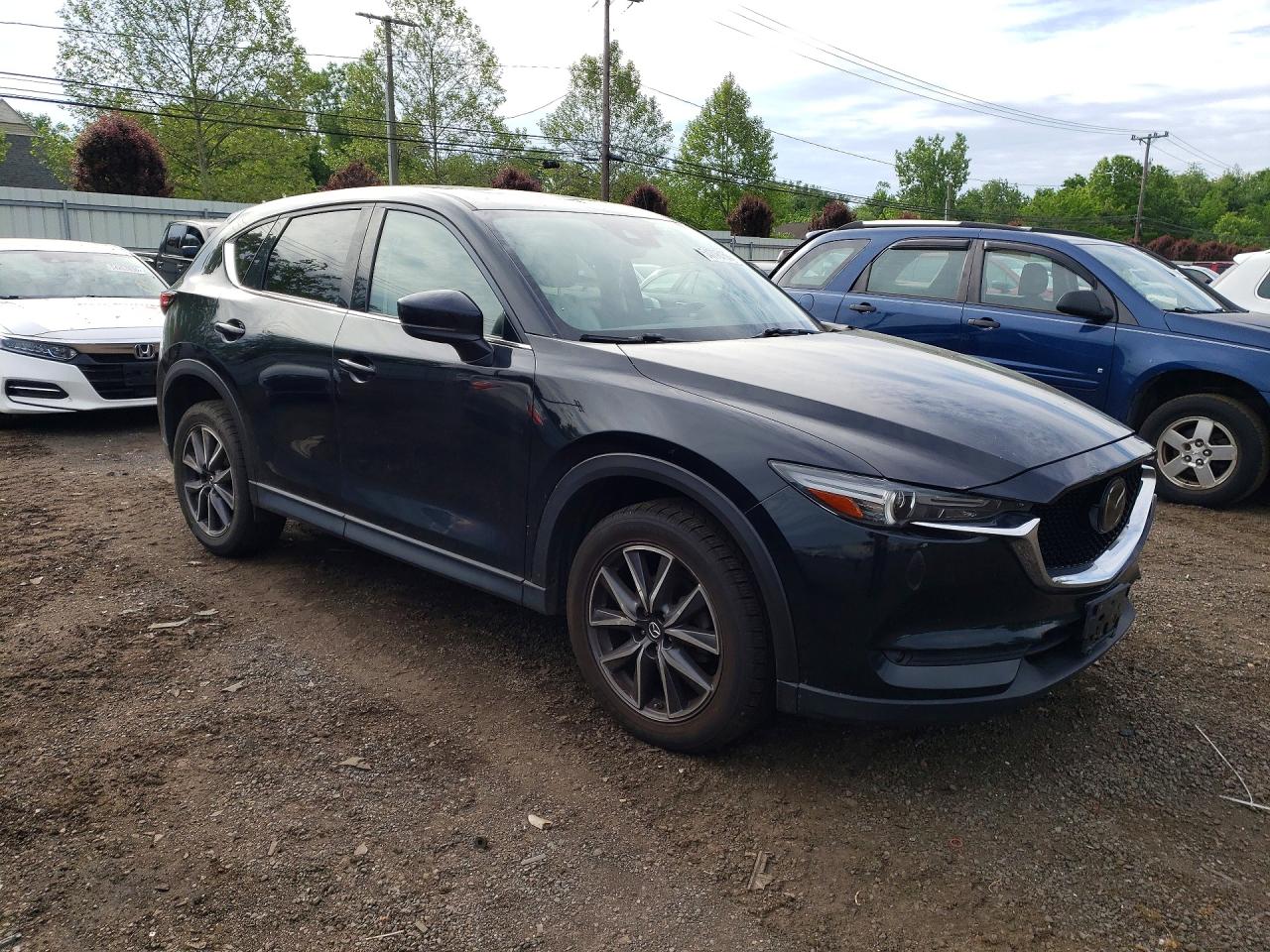 2018 Mazda Cx-5 Grand Touring Black vin: JM3KFBDM8J0318649