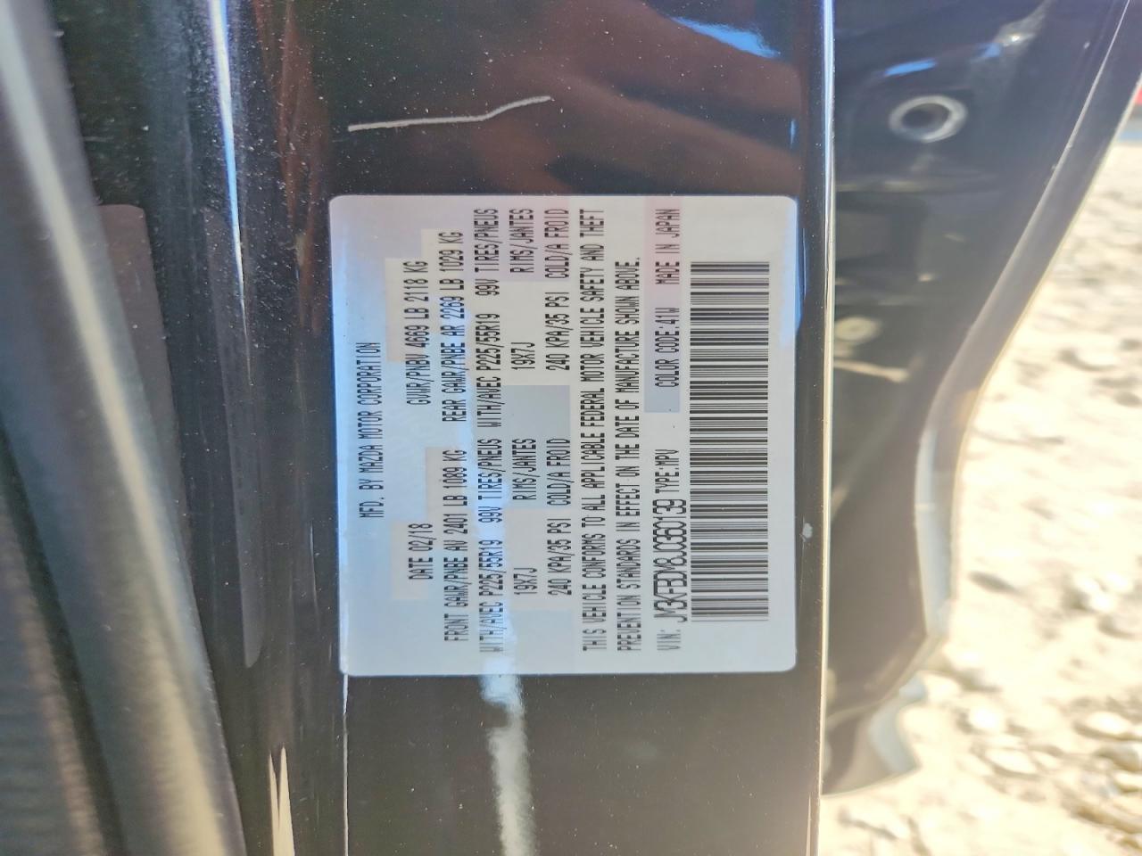 2018 Mazda Cx-5 Grand Touring Black vin: JM3KFBDM8J0360139