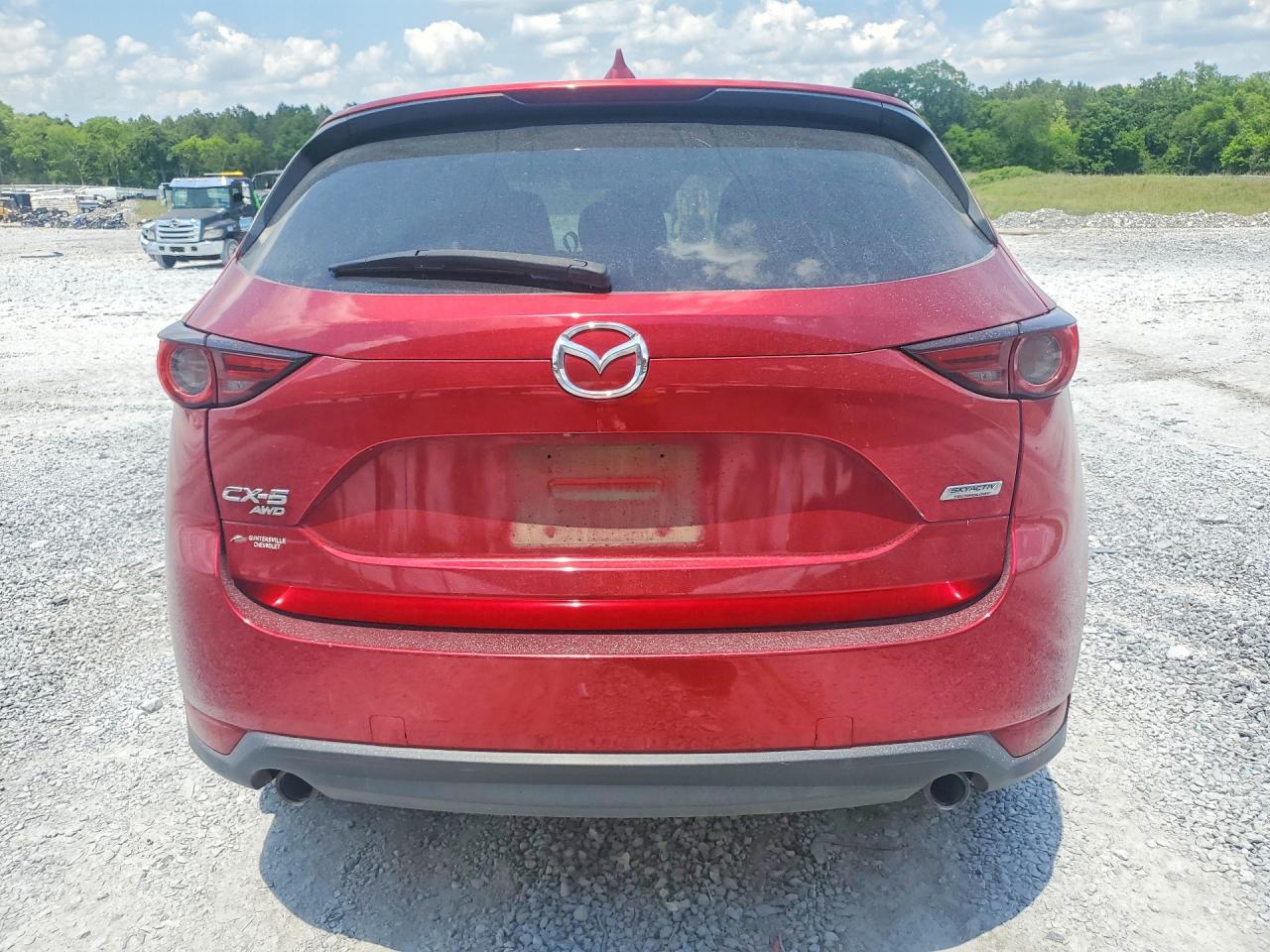 2019 Mazda Cx-5 Grand Touring Red vin: JM3KFBDM8K0554445