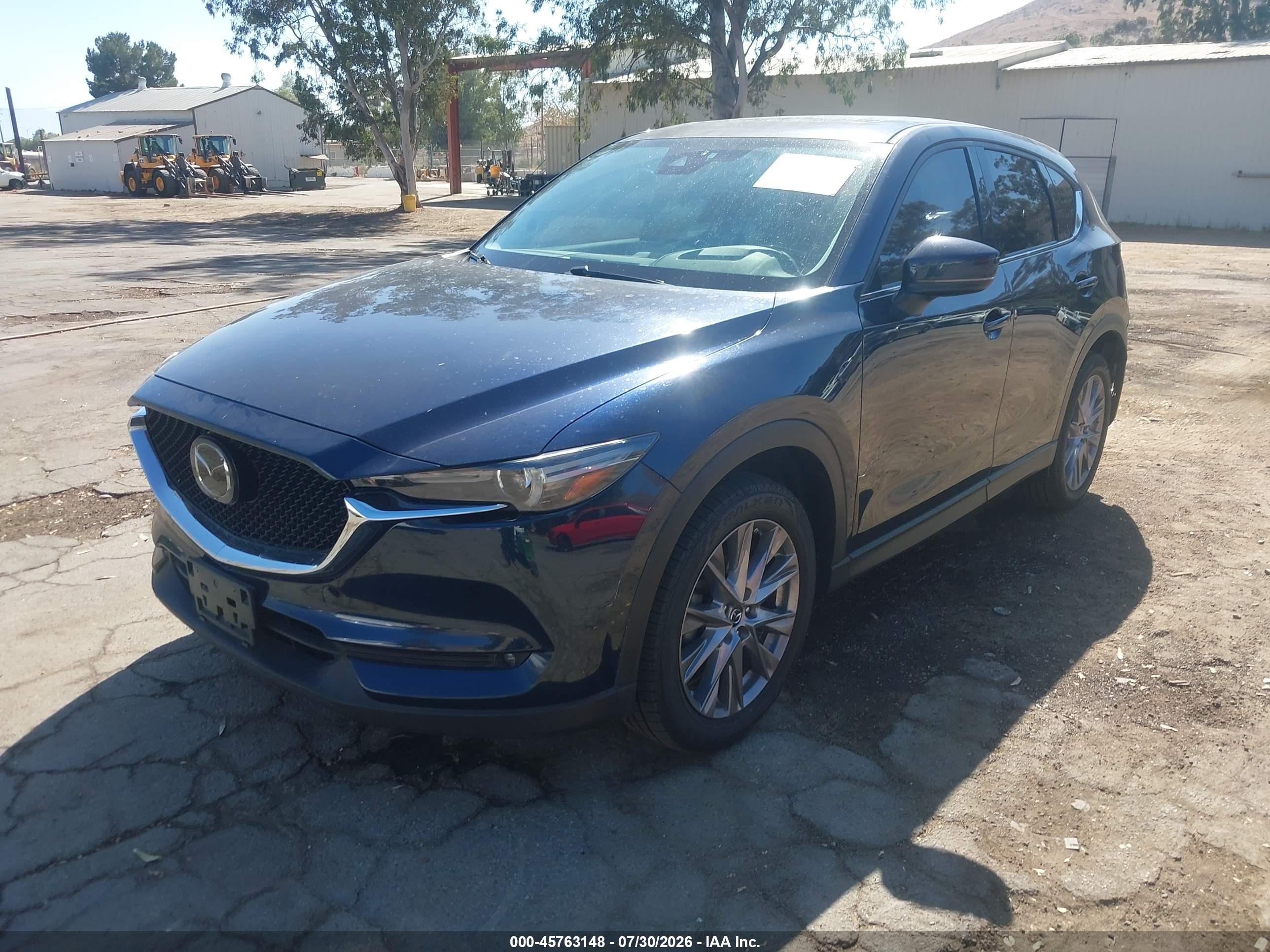 2020 Mazda Cx-5 Grand Touring Blue vin: JM3KFBDM8L0733733