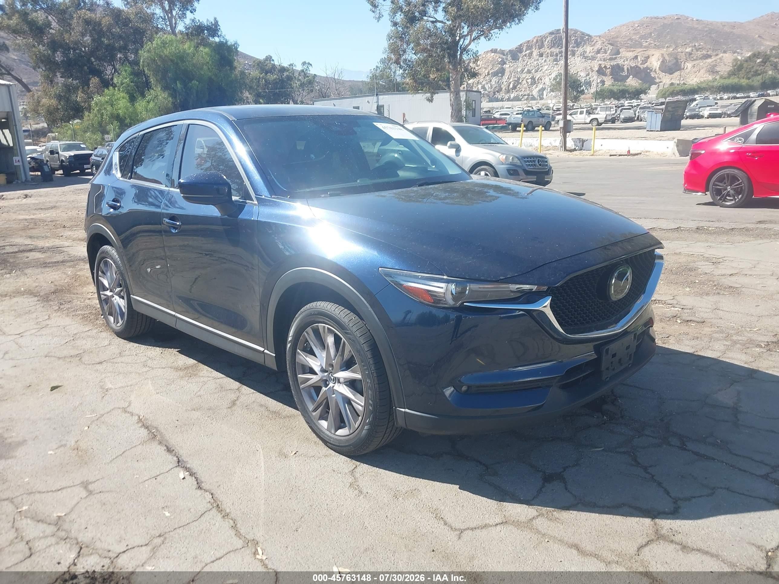 2020 Mazda Cx-5 Grand Touring Blue vin: JM3KFBDM8L0733733