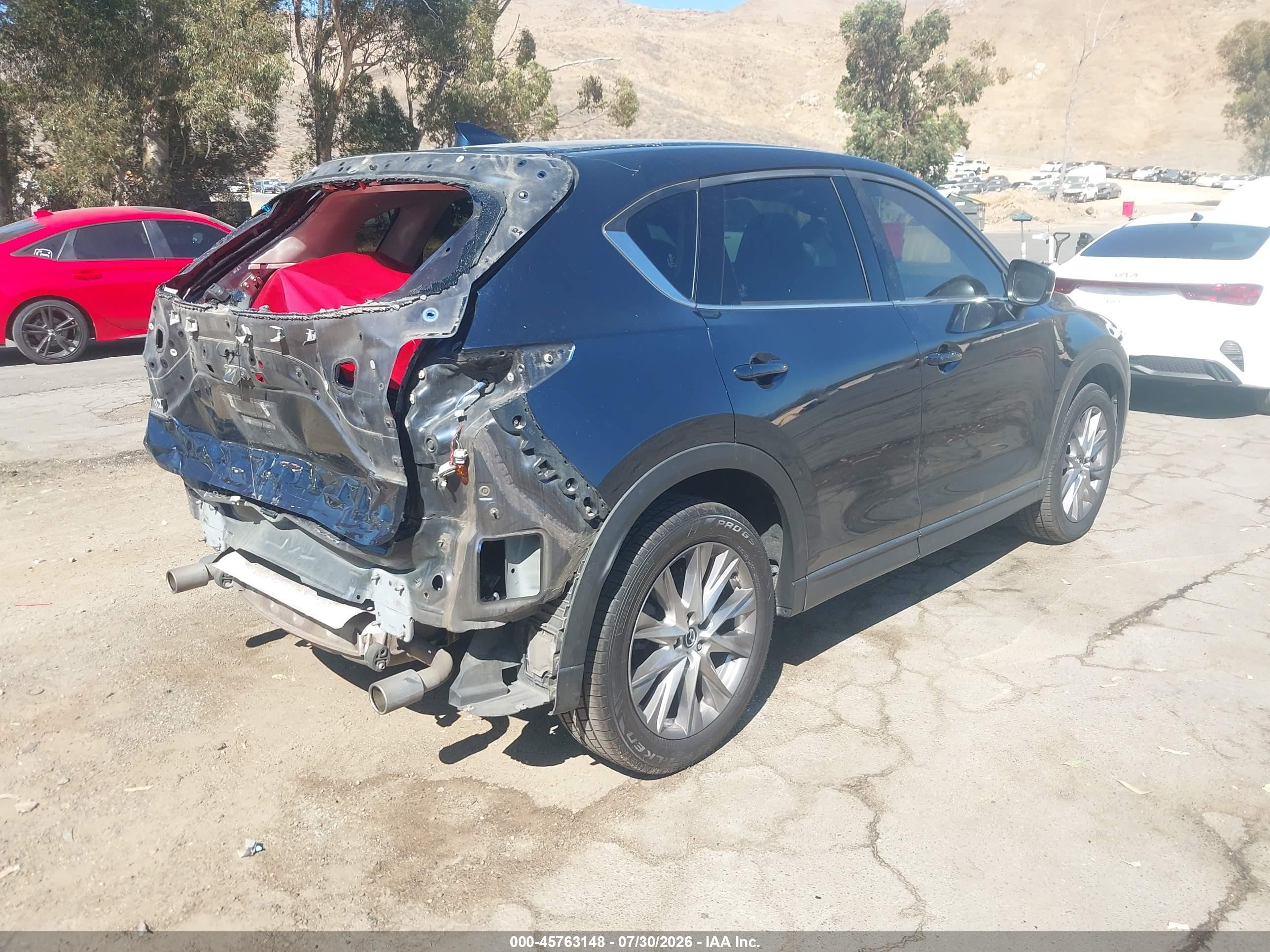 2020 Mazda Cx-5 Grand Touring Blue vin: JM3KFBDM8L0733733