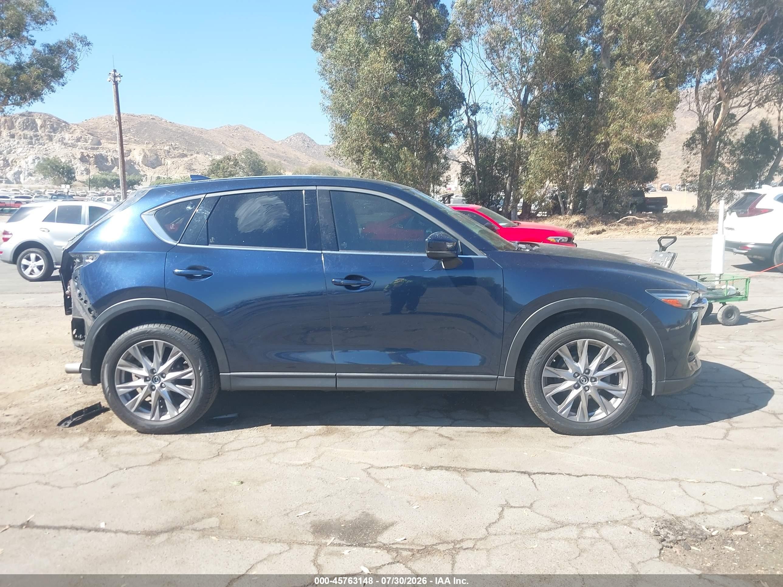 2020 Mazda Cx-5 Grand Touring Blue vin: JM3KFBDM8L0733733