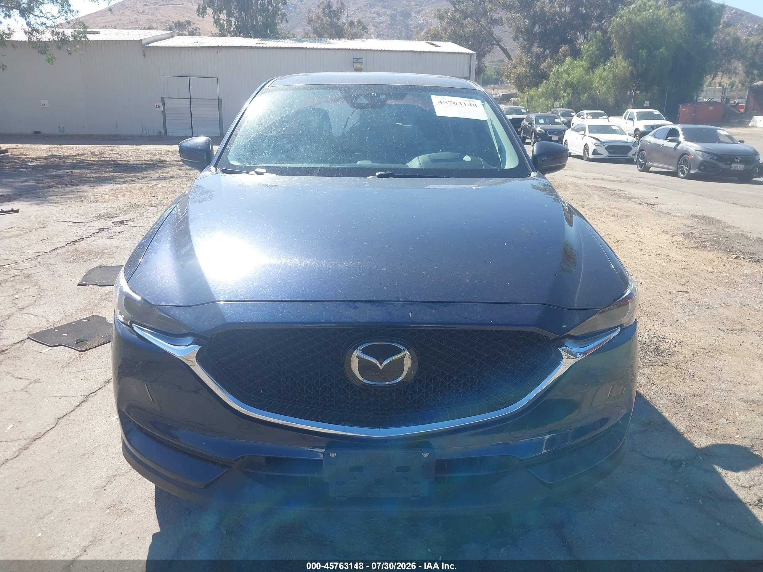 2020 Mazda Cx-5 Grand Touring Blue vin: JM3KFBDM8L0733733