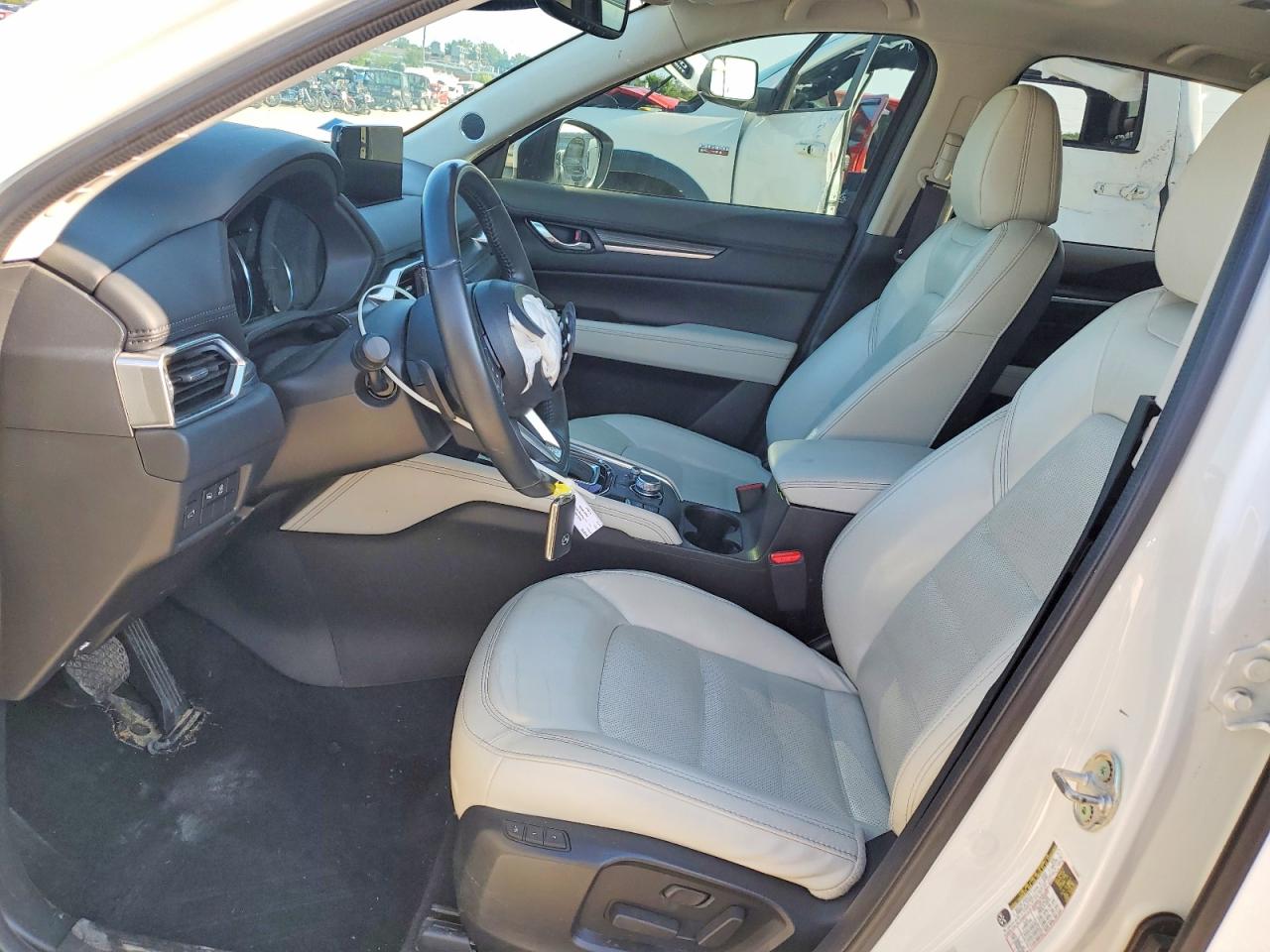 2021 Mazda Cx-5 Grand Touring Белый vin: JM3KFBDM9M0417579