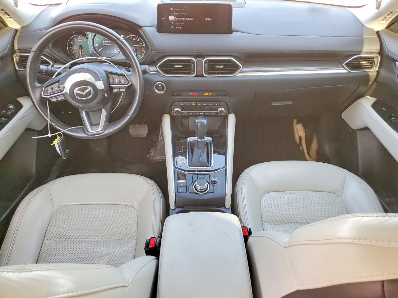 2021 Mazda Cx-5 Grand Touring Белый vin: JM3KFBDM9M0417579