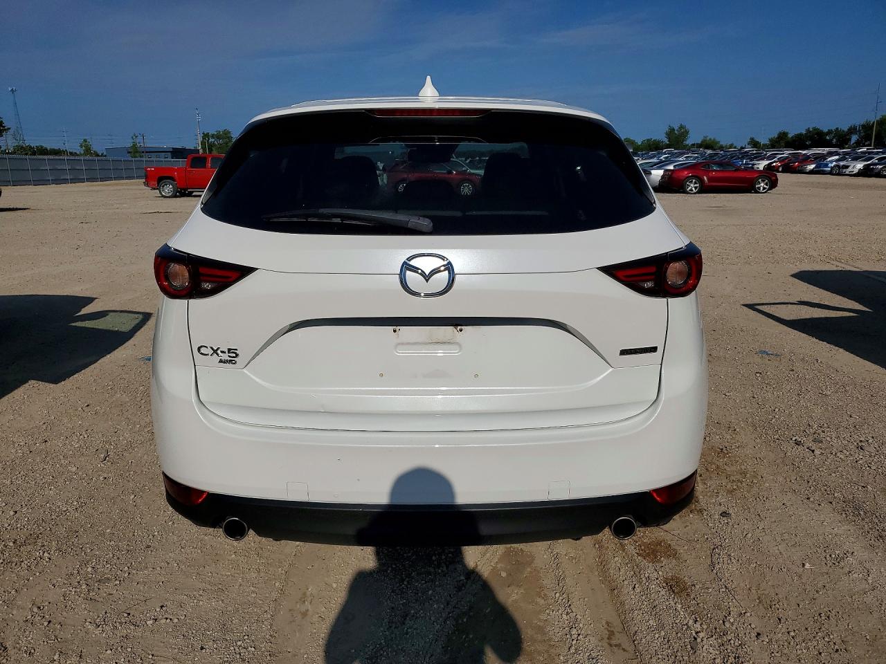2021 Mazda Cx-5 Grand Touring Белый vin: JM3KFBDM9M0417579