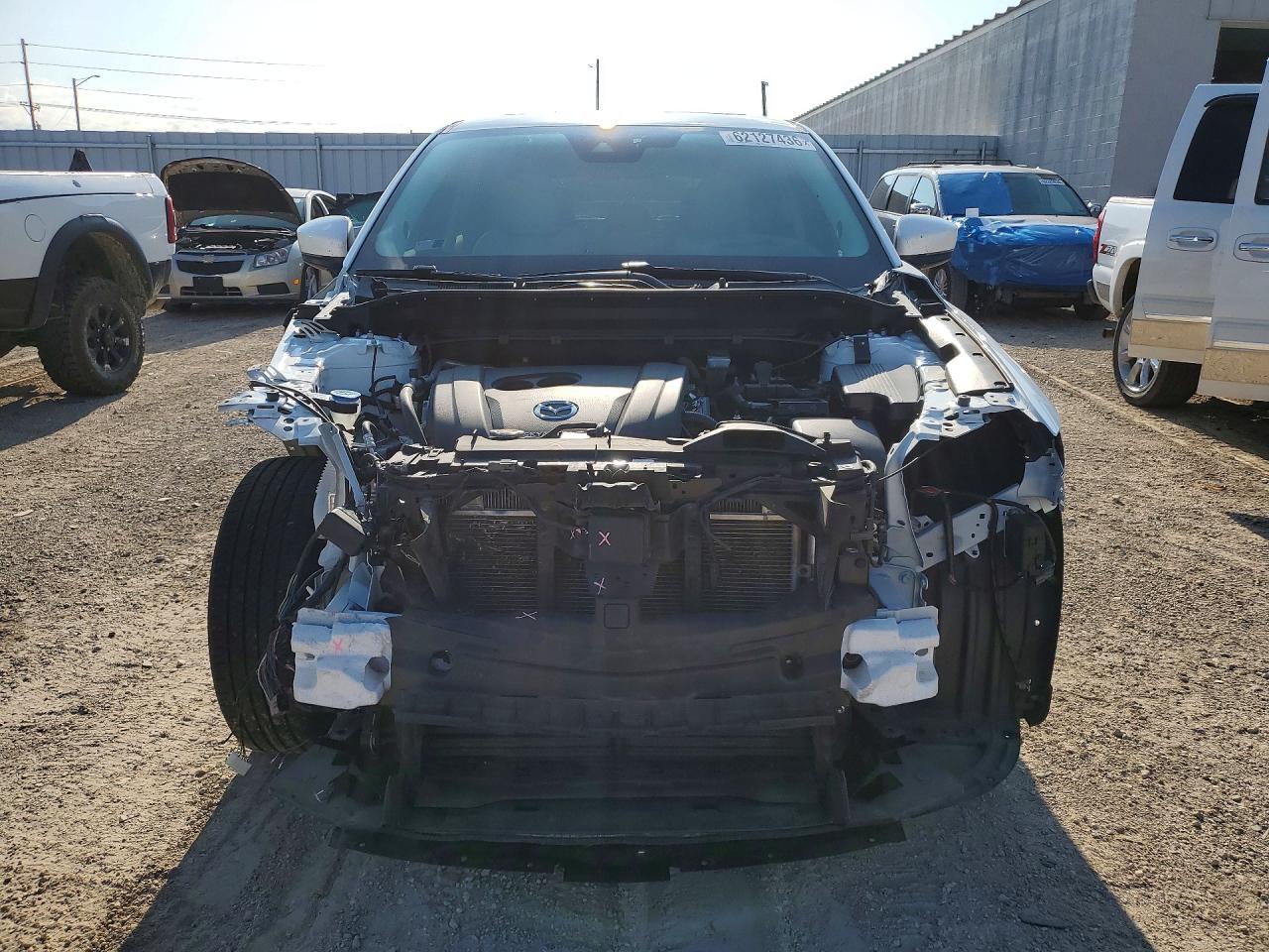 2021 Mazda Cx-5 Grand Touring Белый vin: JM3KFBDM9M0417579