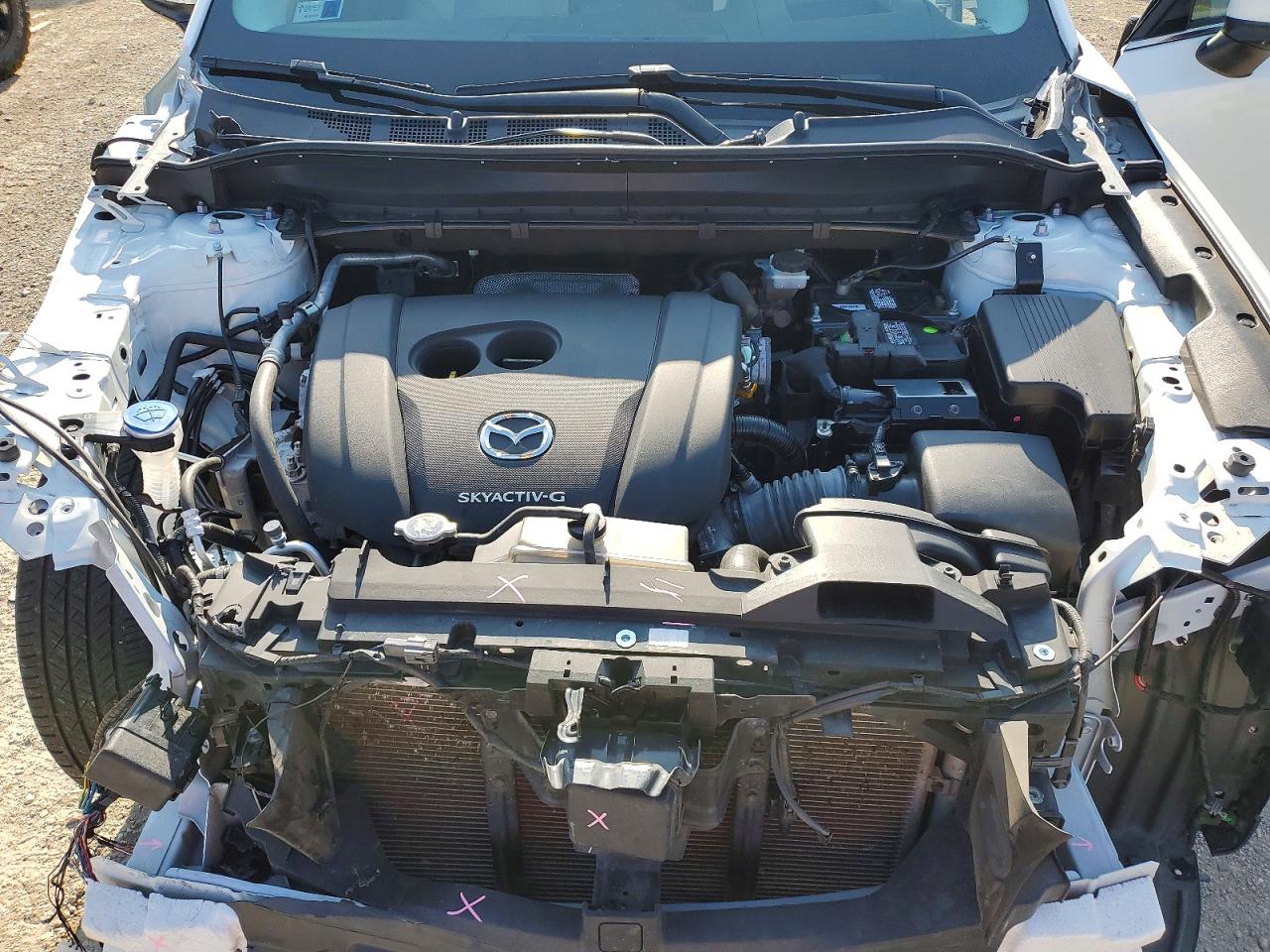 2021 Mazda Cx-5 Grand Touring Белый vin: JM3KFBDM9M0417579