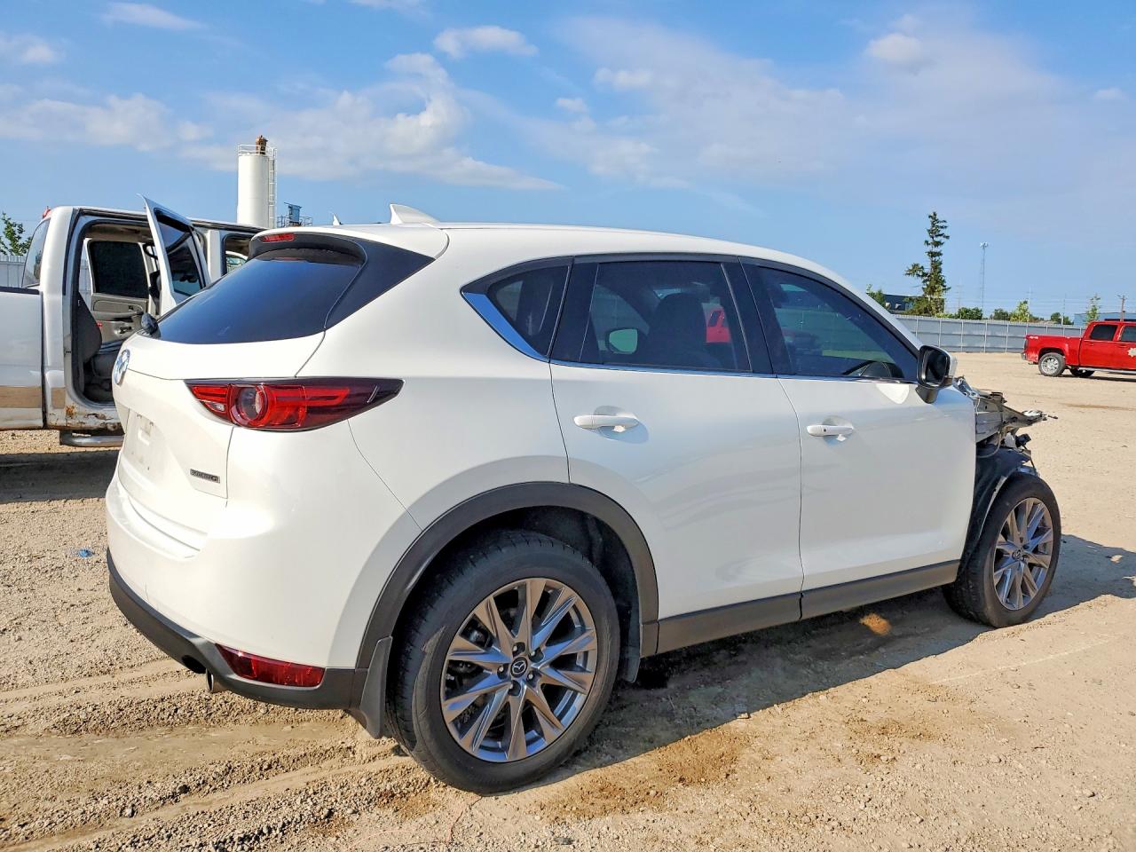 2021 Mazda Cx-5 Grand Touring Белый vin: JM3KFBDM9M0417579