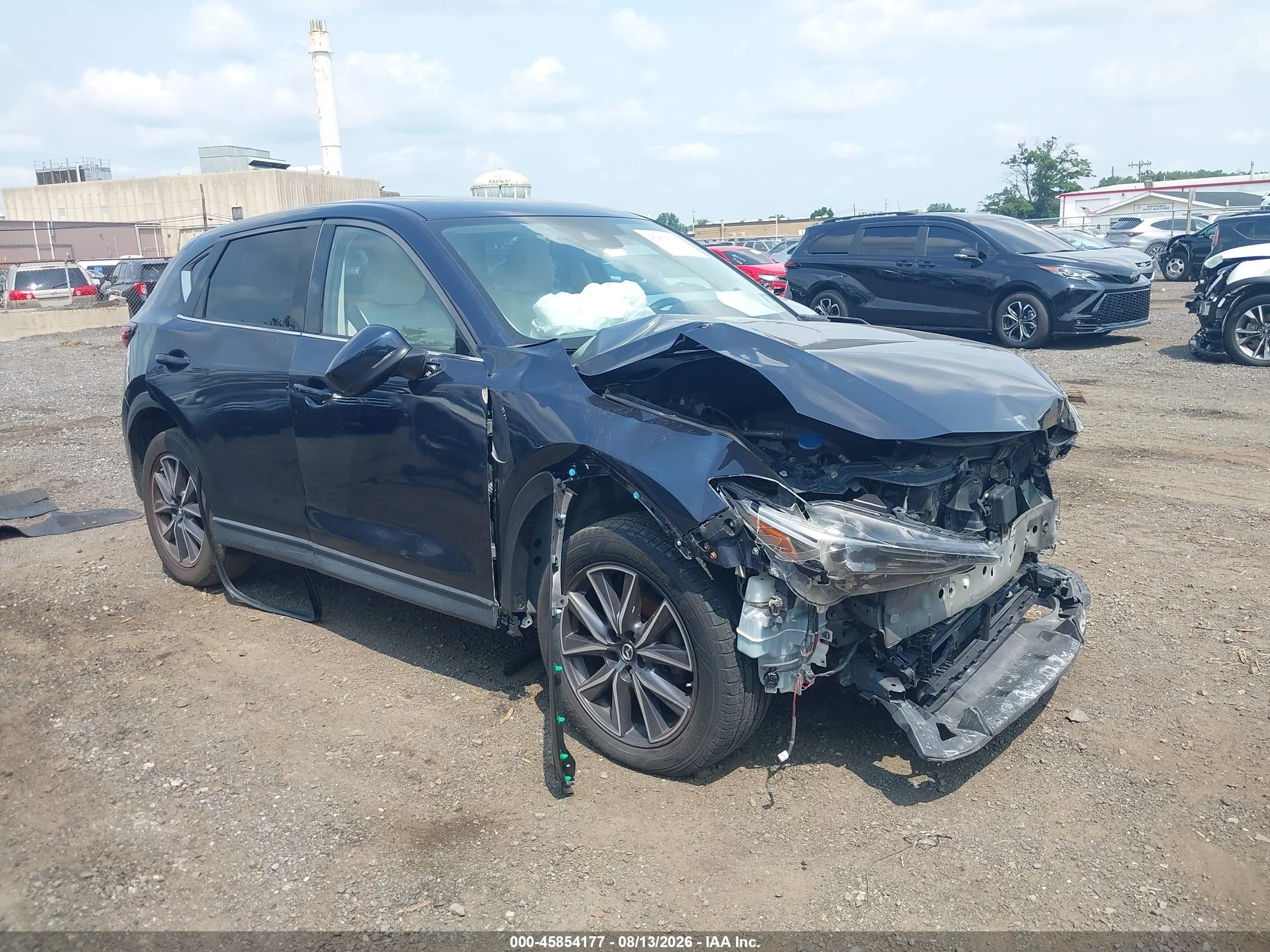 2018 Mazda Cx-5 Grand Touring Blue vin: JM3KFBDMXJ0341351