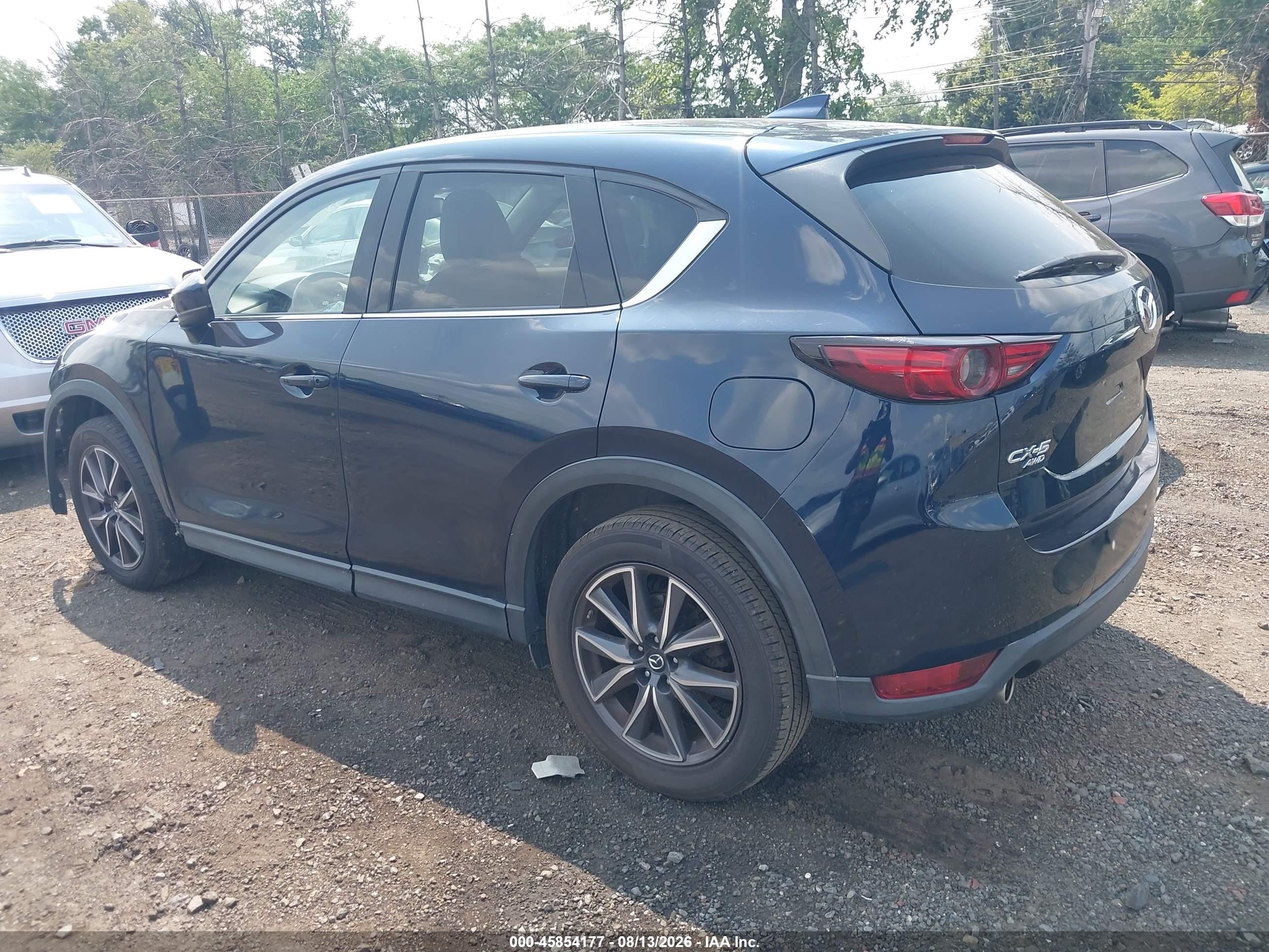 2018 Mazda Cx-5 Grand Touring Blue vin: JM3KFBDMXJ0341351
