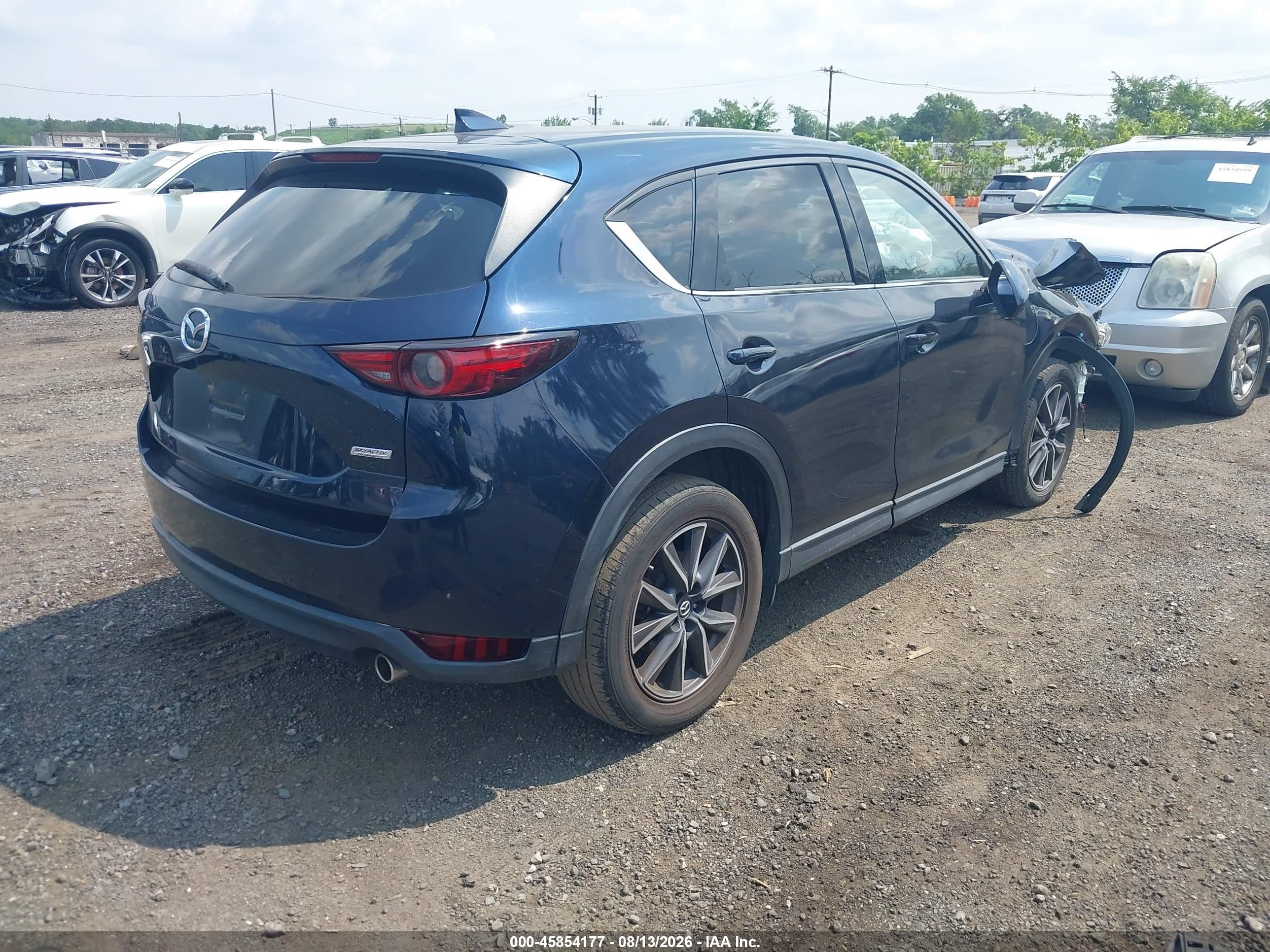 2018 Mazda Cx-5 Grand Touring Blue vin: JM3KFBDMXJ0341351