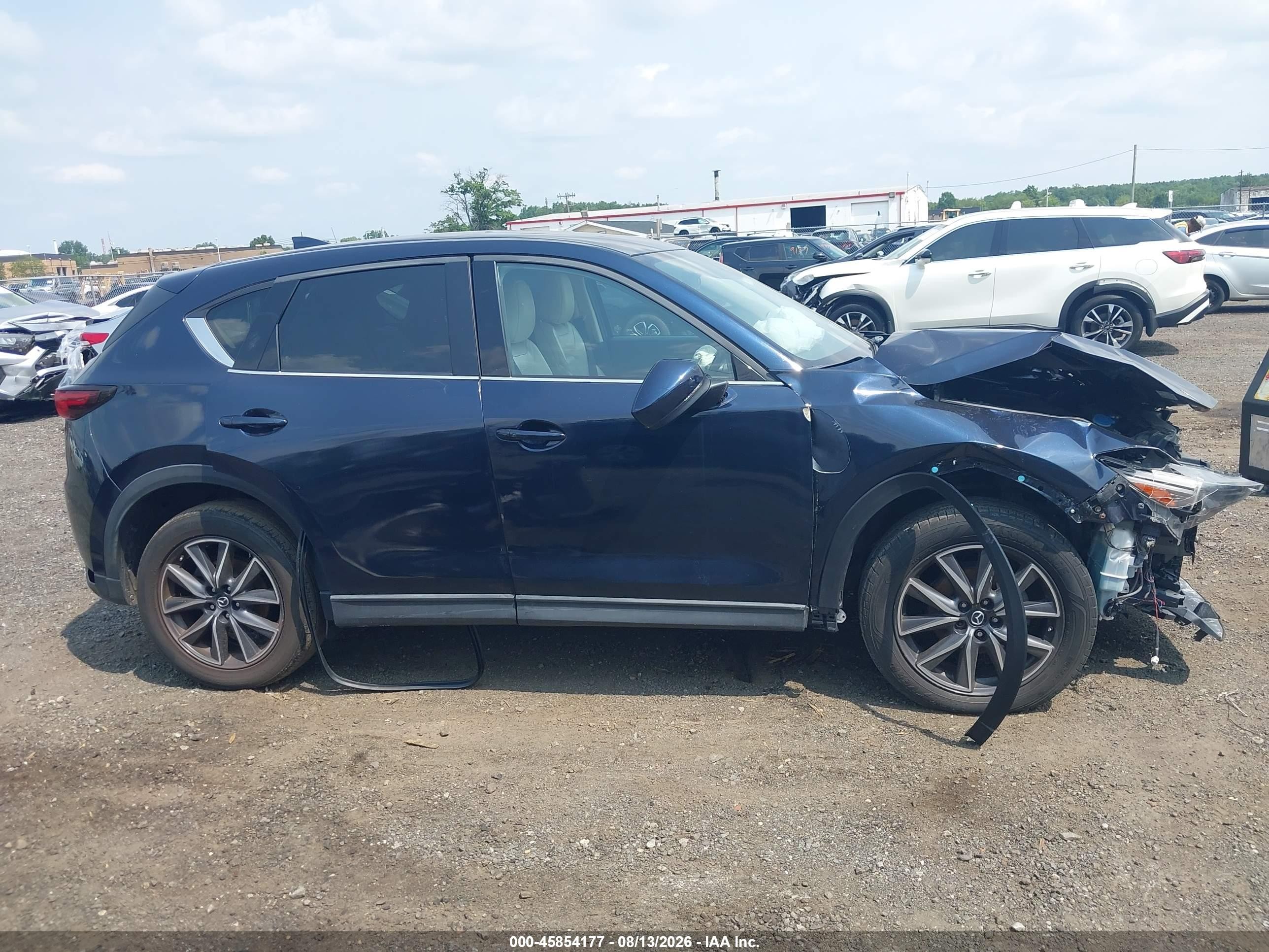 2018 Mazda Cx-5 Grand Touring Blue vin: JM3KFBDMXJ0341351
