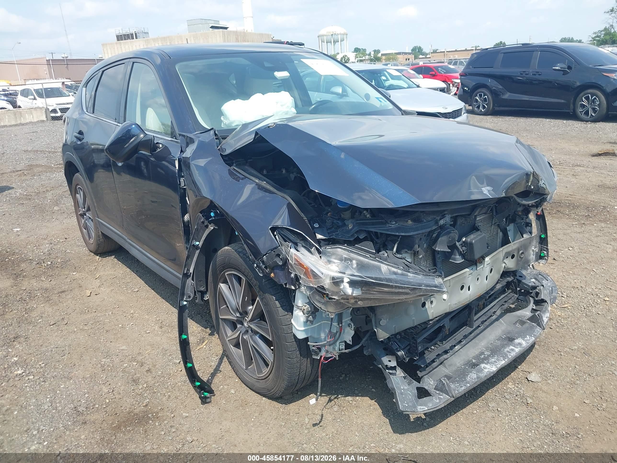 2018 Mazda Cx-5 Grand Touring Blue vin: JM3KFBDMXJ0341351