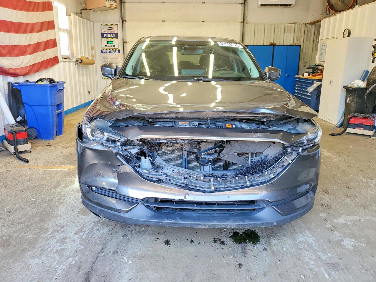 2021 Mazda Cx-5 Grand Touring Gray vin: JM3KFBDMXM0364407