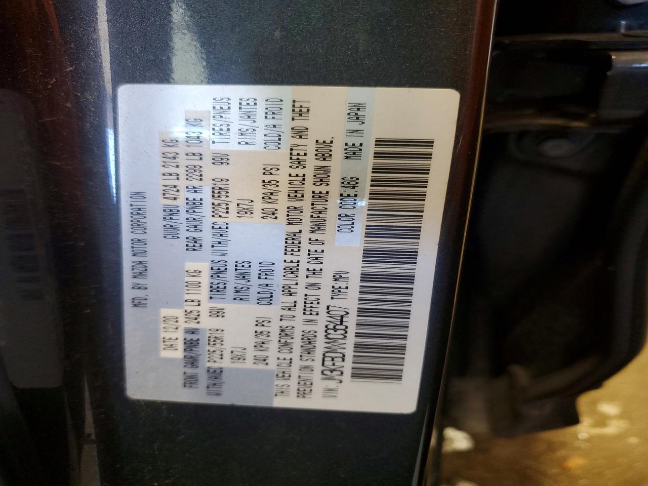 2021 Mazda Cx-5 Grand Touring Gray vin: JM3KFBDMXM0364407