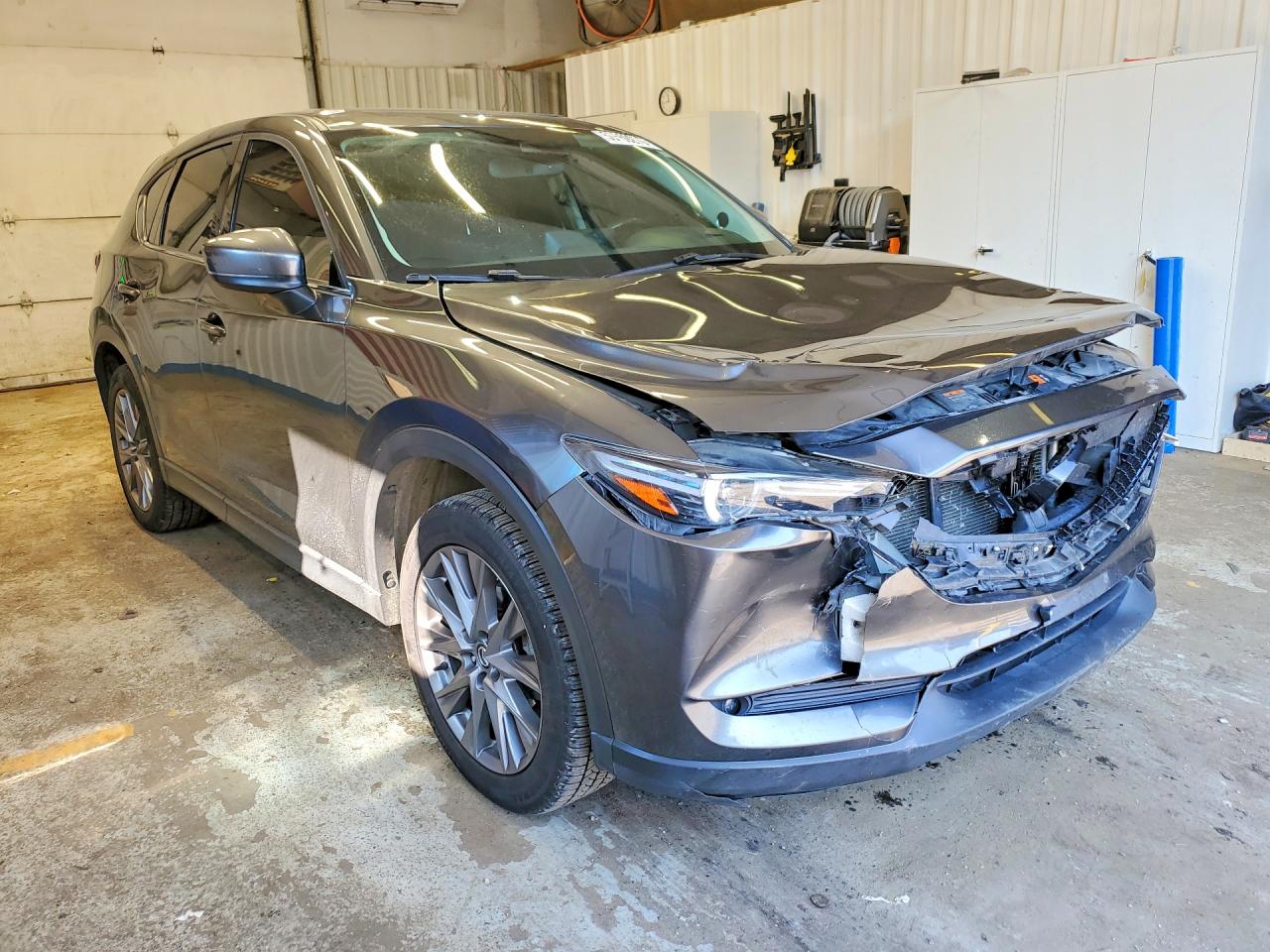 2021 Mazda Cx-5 Grand Touring Gray vin: JM3KFBDMXM0364407