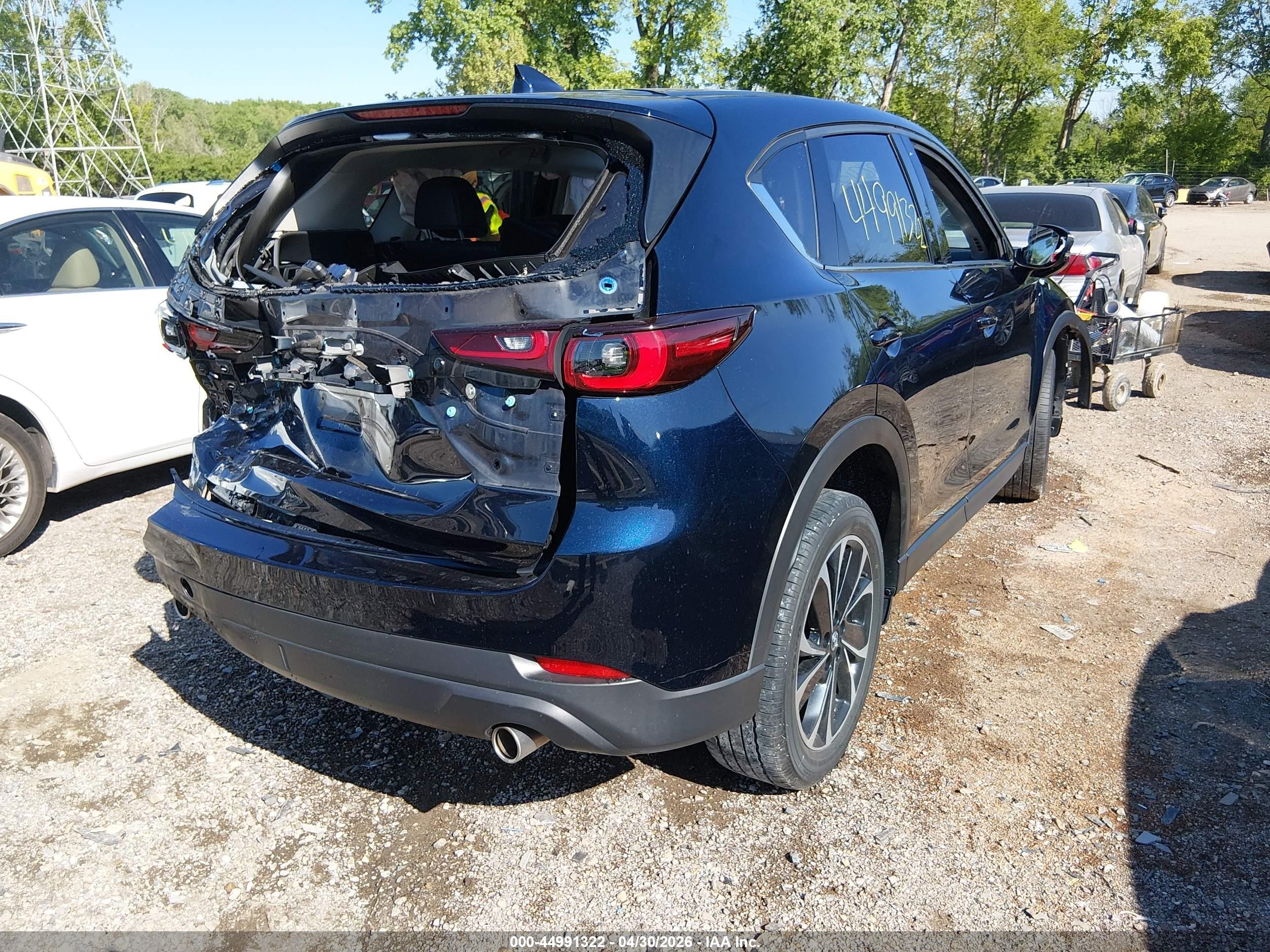 2023 Mazda Cx-5 2.5 S Premium Dark Blue vin: JM3KFBDMXP0135505