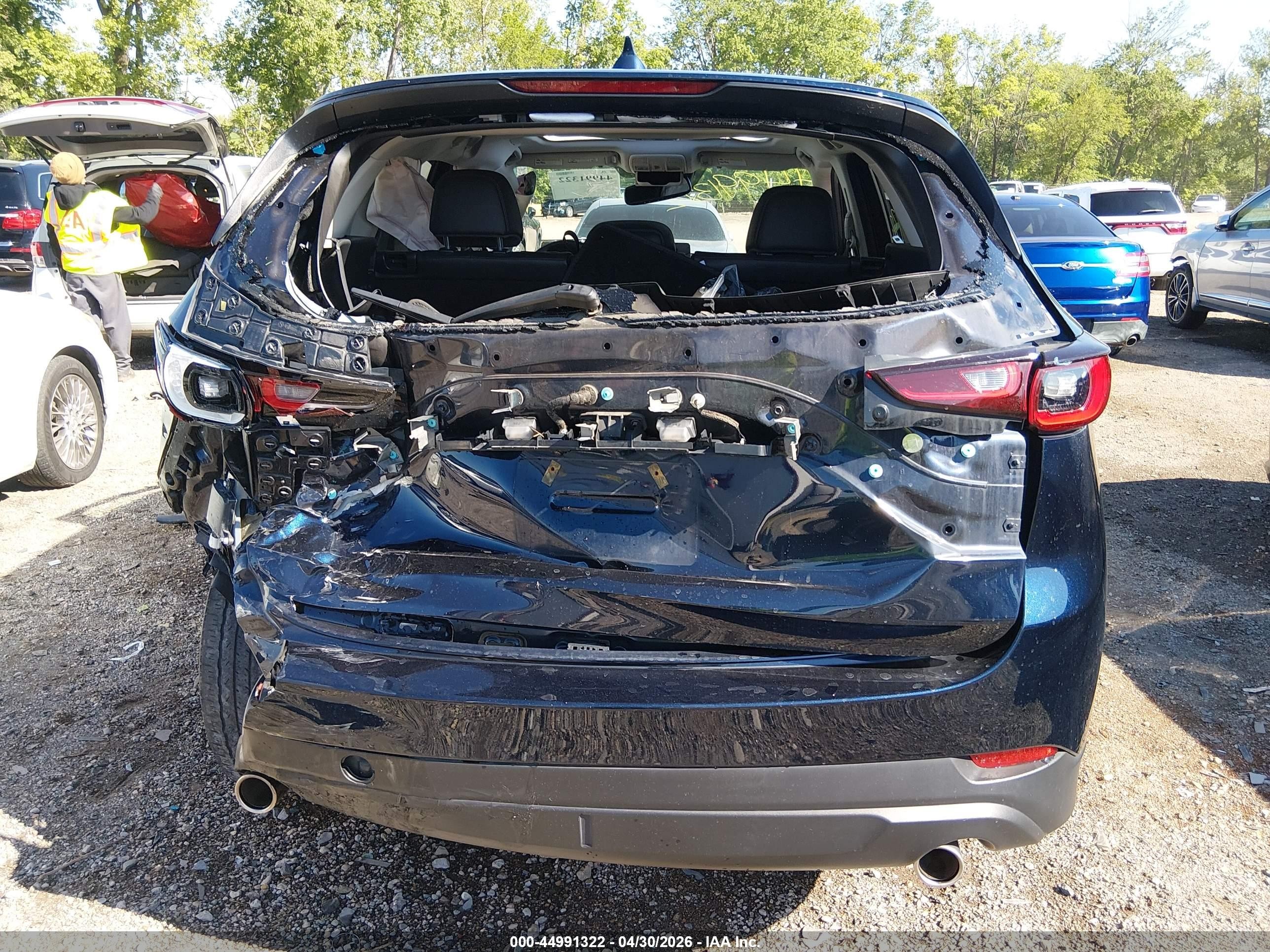 2023 Mazda Cx-5 2.5 S Premium Dark Blue vin: JM3KFBDMXP0135505