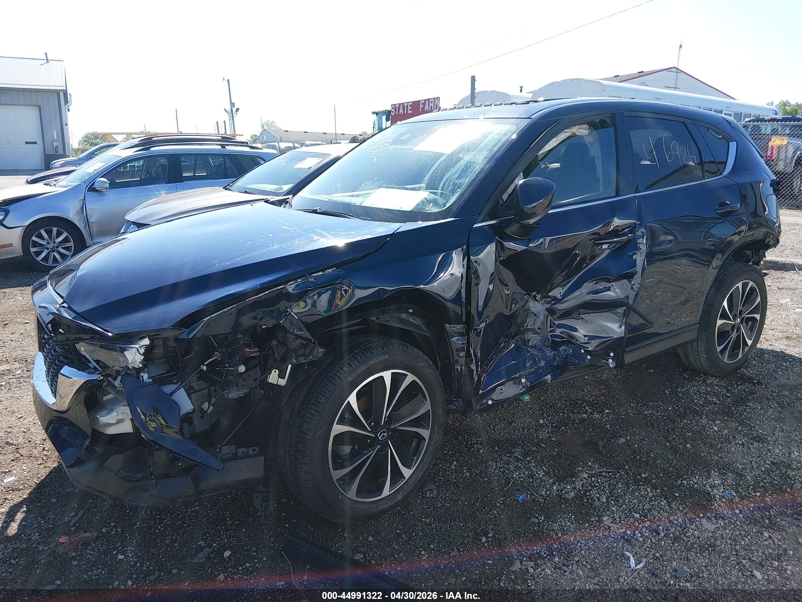 2023 Mazda Cx-5 2.5 S Premium Dark Blue vin: JM3KFBDMXP0135505